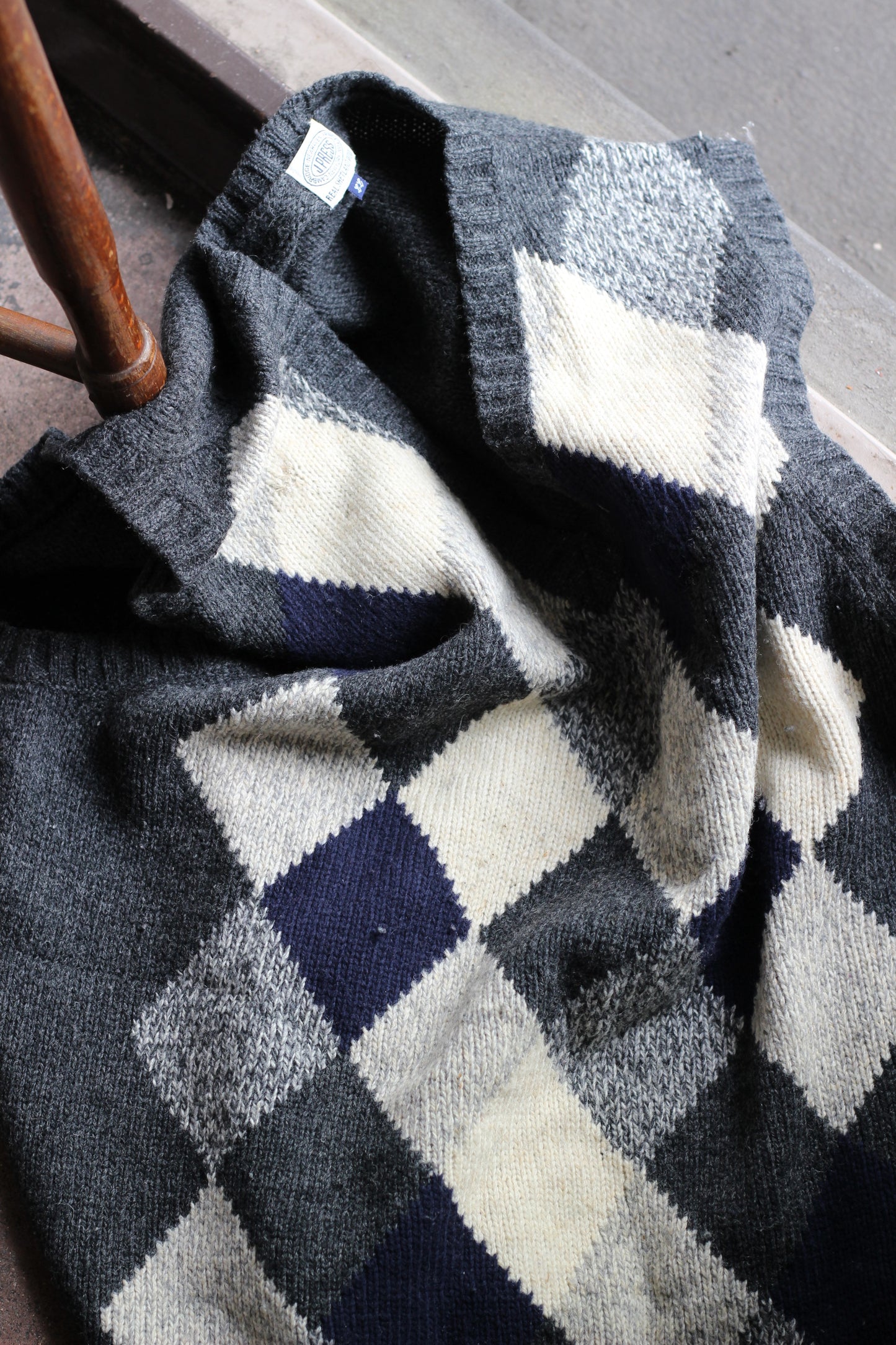 Men's Argyle Knitwear x4点