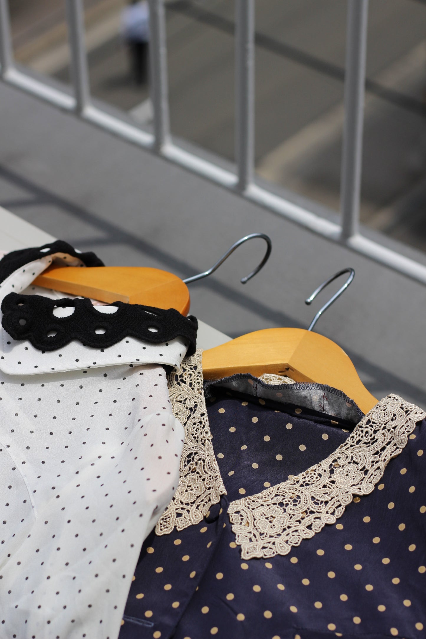 Vintage Dot Long Sleeve Blouse x10点