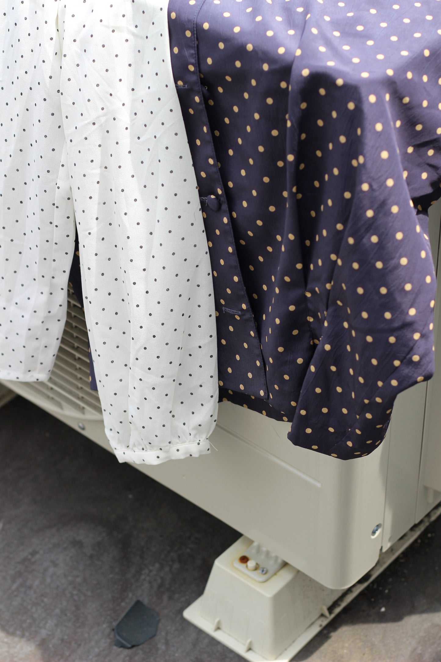 Vintage Dot Long Sleeve Blouse x10点