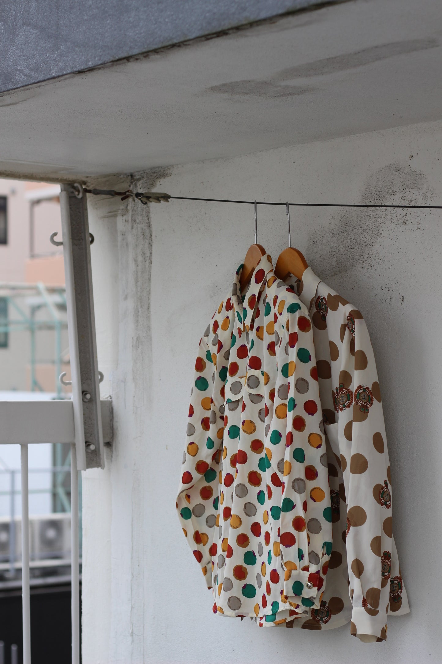 Vintage Dot Long Sleeve Blouse x10点