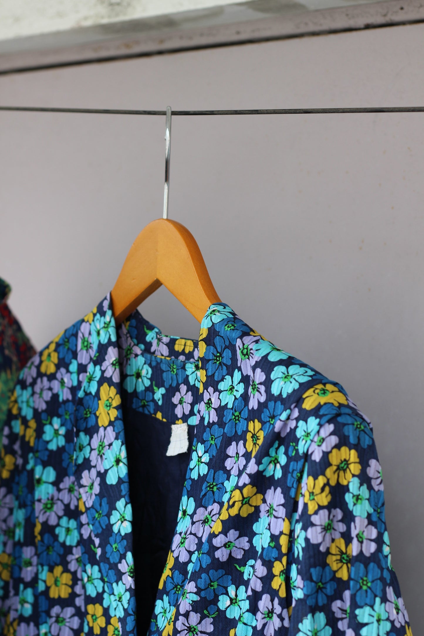 Vintage Flower Long Sleeve One-Piece x7点
