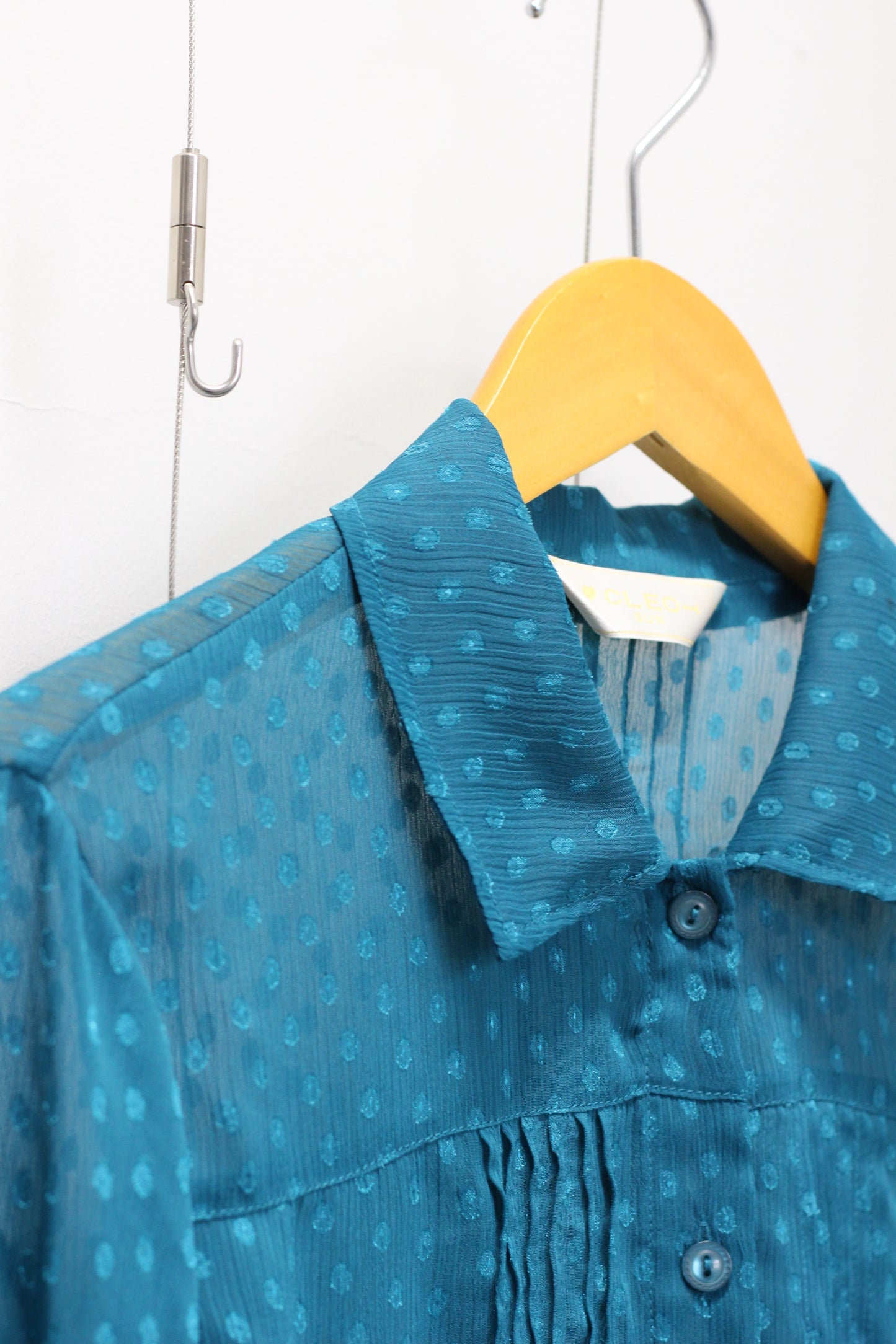 Vintage Dot Long Sleeve Blouse x4点