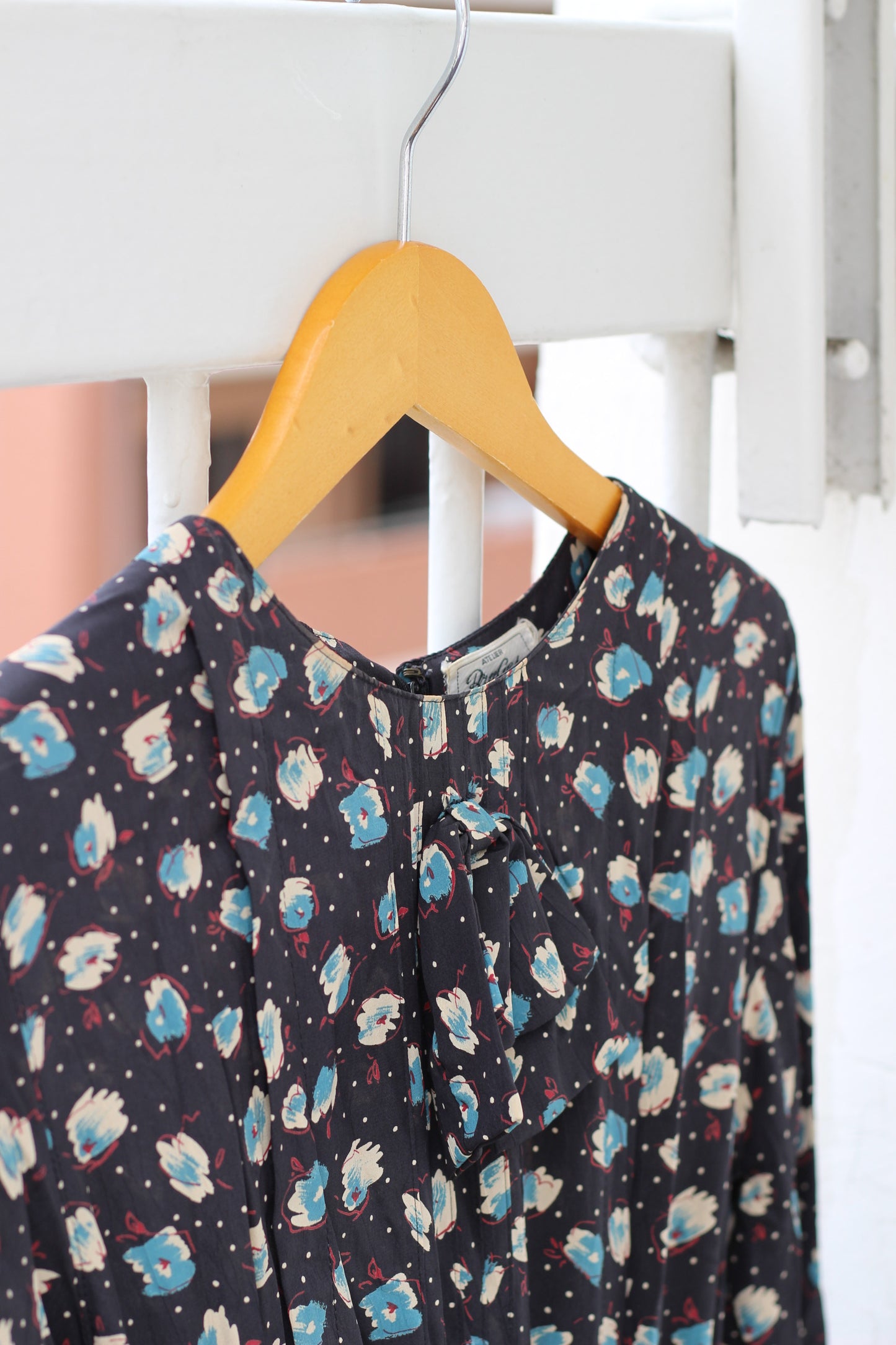 Vintage Flower Long Sleeve One-Piece x7点