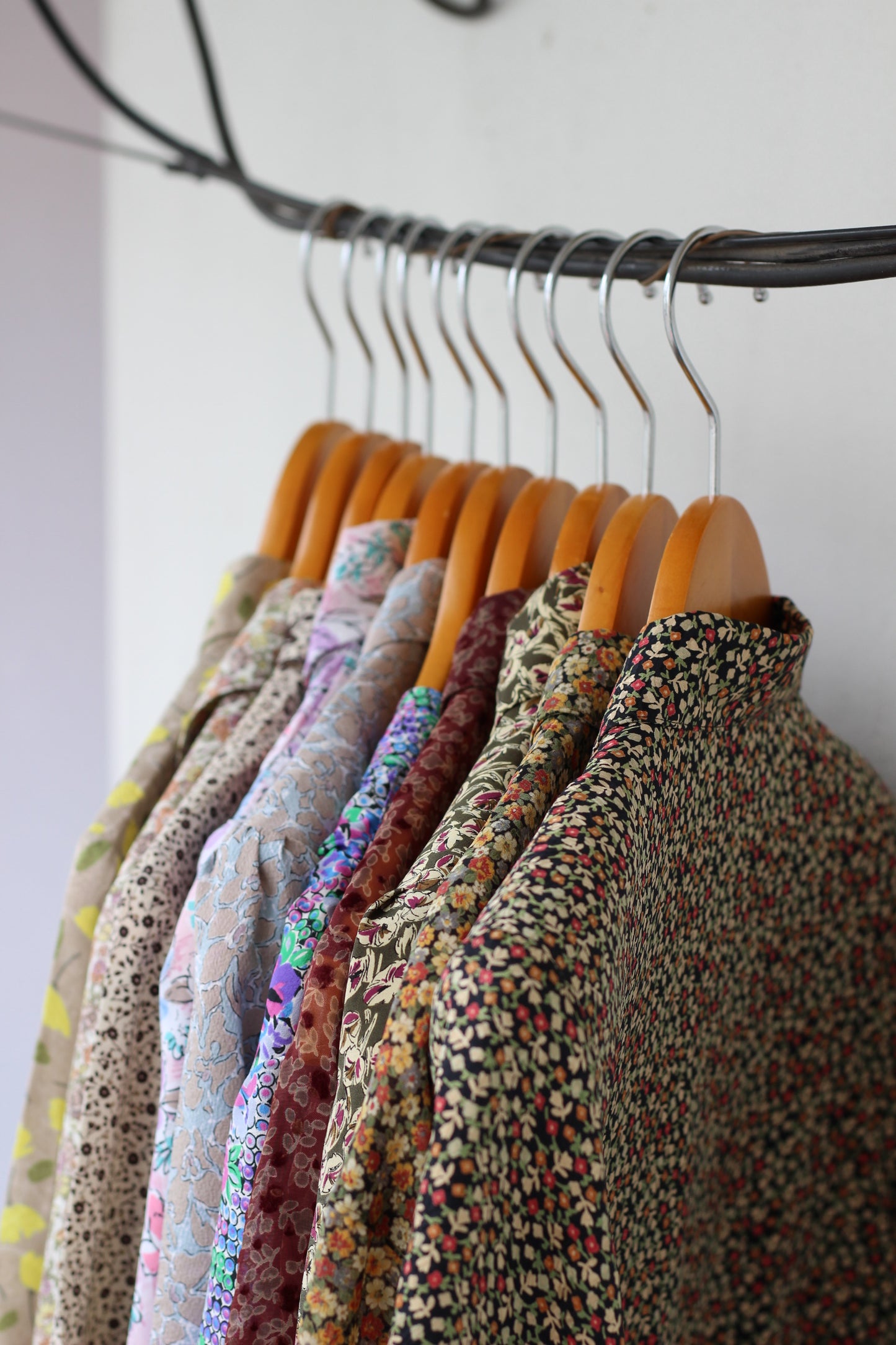 Vintage Flower Long Sleeve Blouse x10点