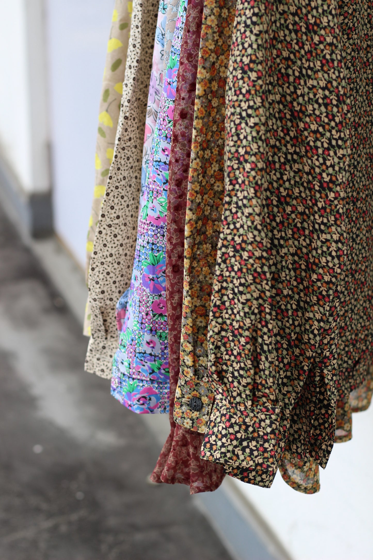 Vintage Flower Long Sleeve Blouse x10点