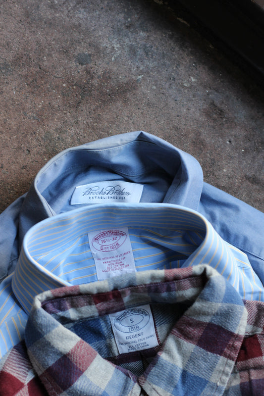 Men's Brooks Brothers Long Sleeve Shirt x3点