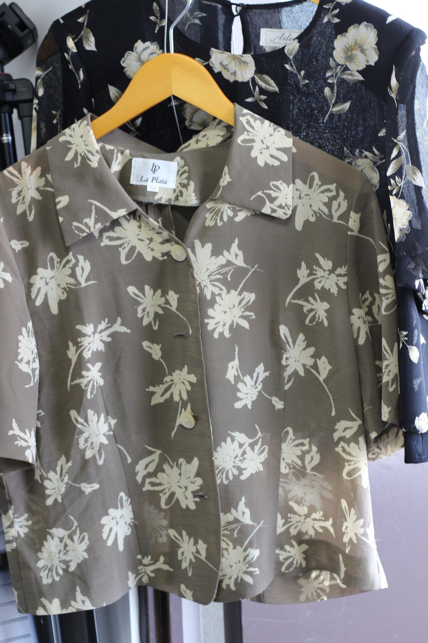Vintage Flower Short Sleeve Blouse x6点