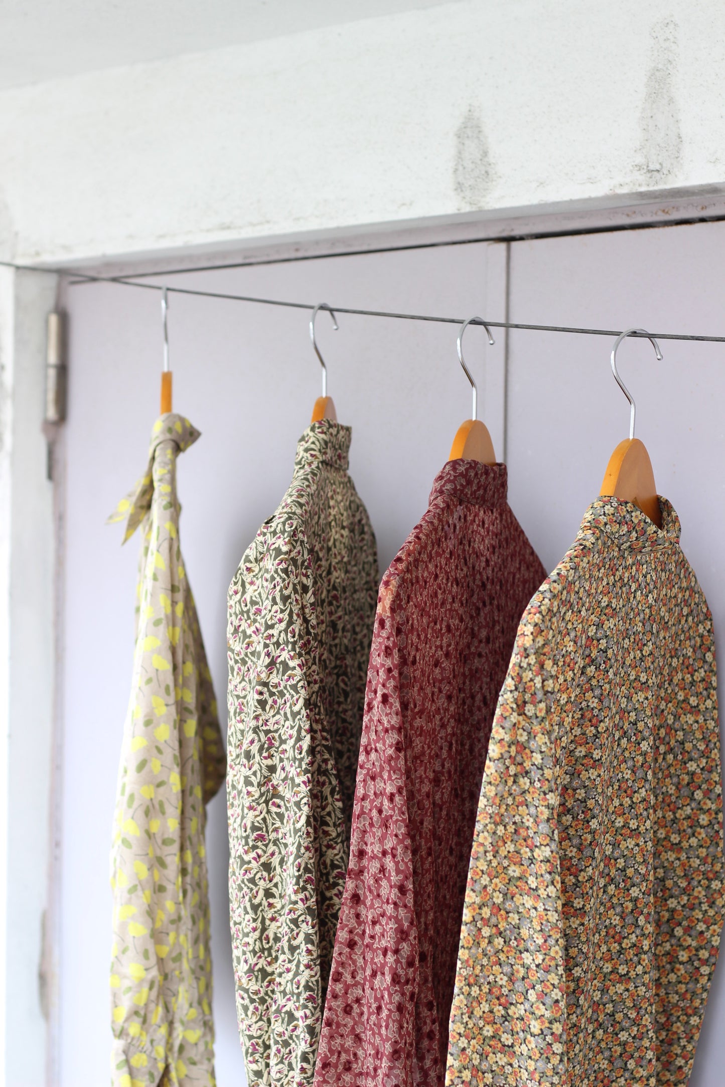 Vintage Flower Long Sleeve Blouse x10点