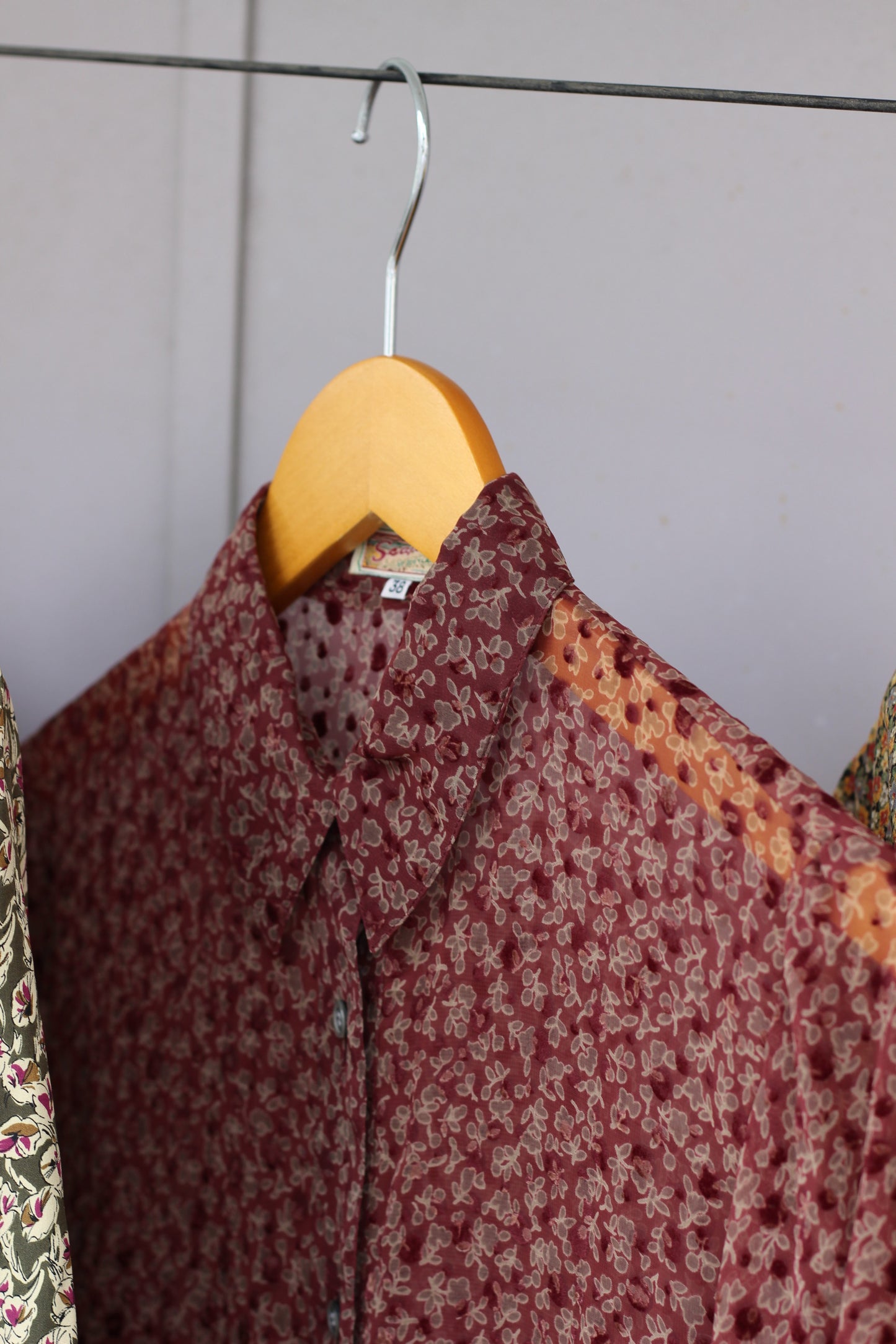 Vintage Flower Long Sleeve Blouse x10点