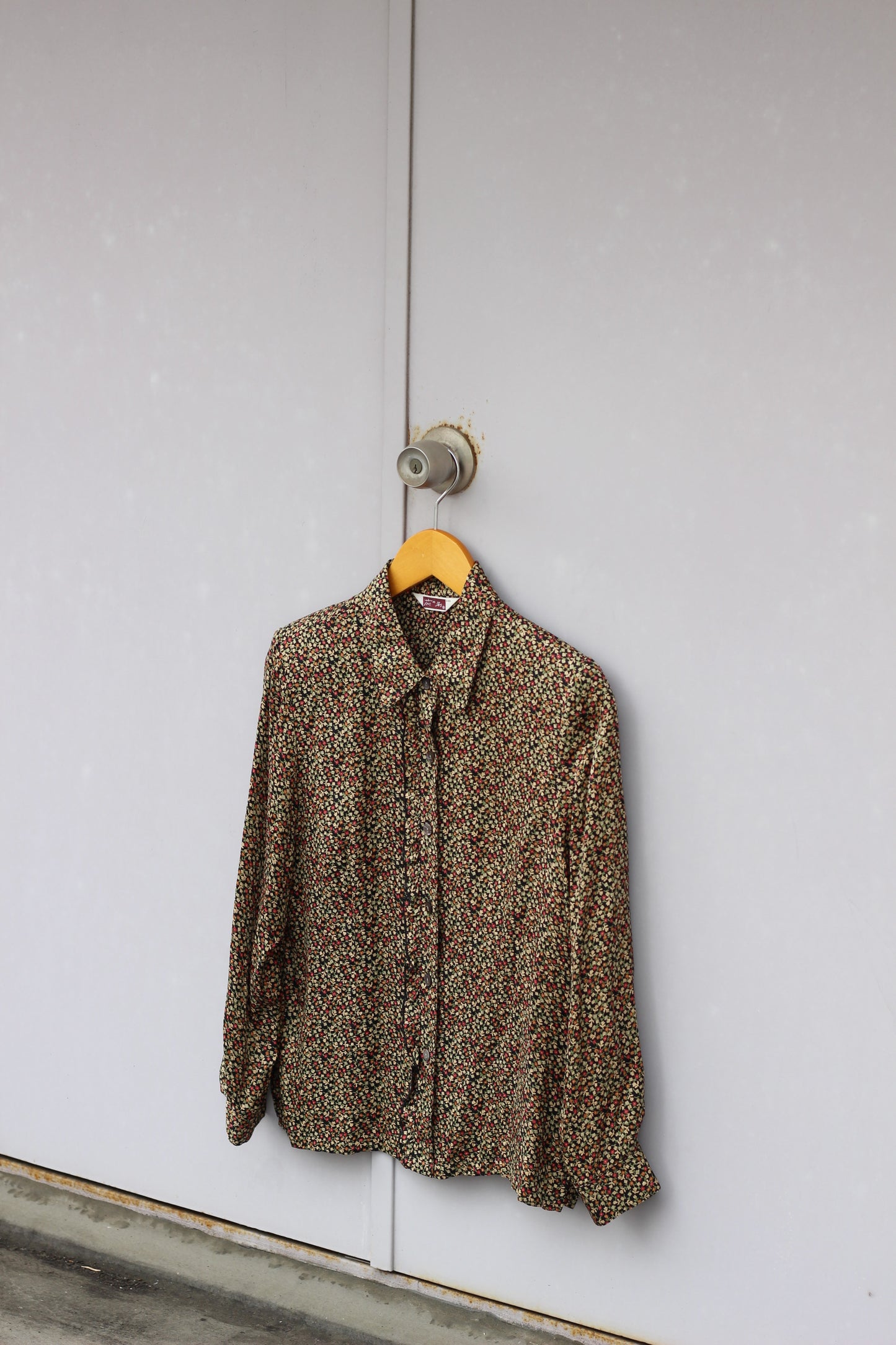 Vintage Flower Long Sleeve Blouse x10点
