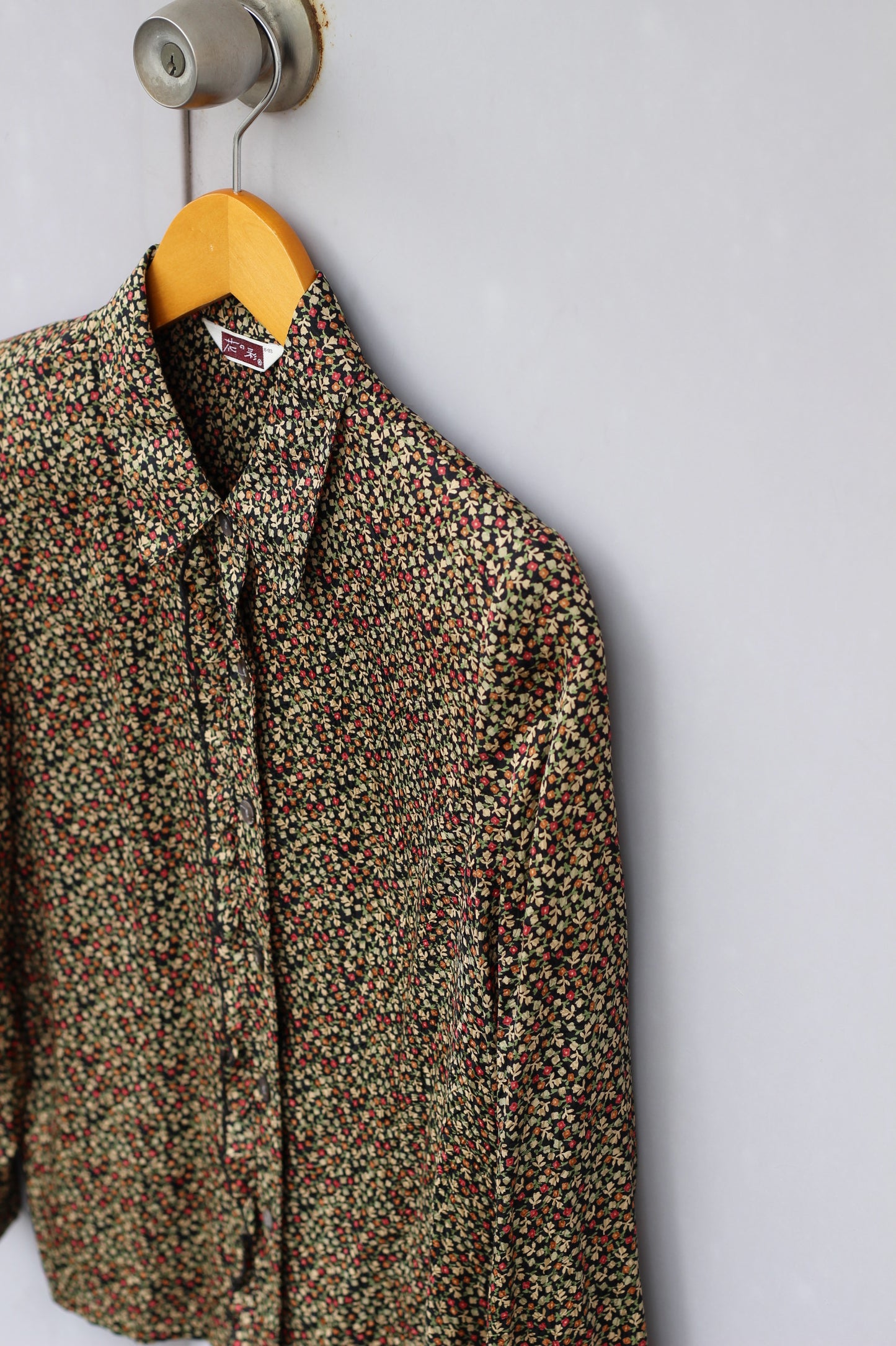 Vintage Flower Long Sleeve Blouse x10点