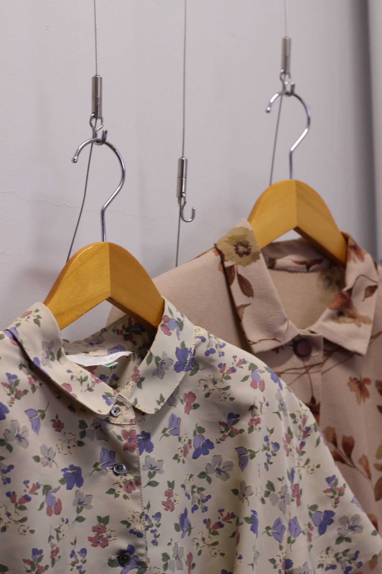 Vintage Flower Short Sleeve Blouse x7点