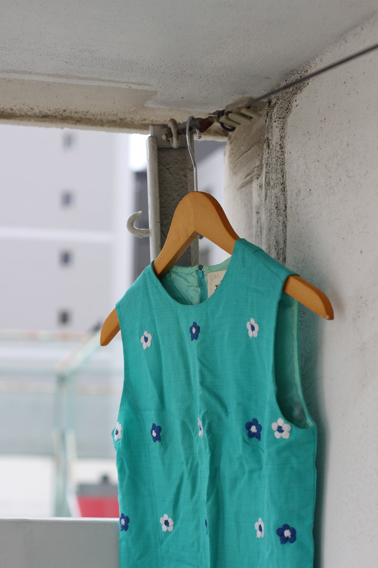 Vintage Flower No Sleeve One-Piece x4点