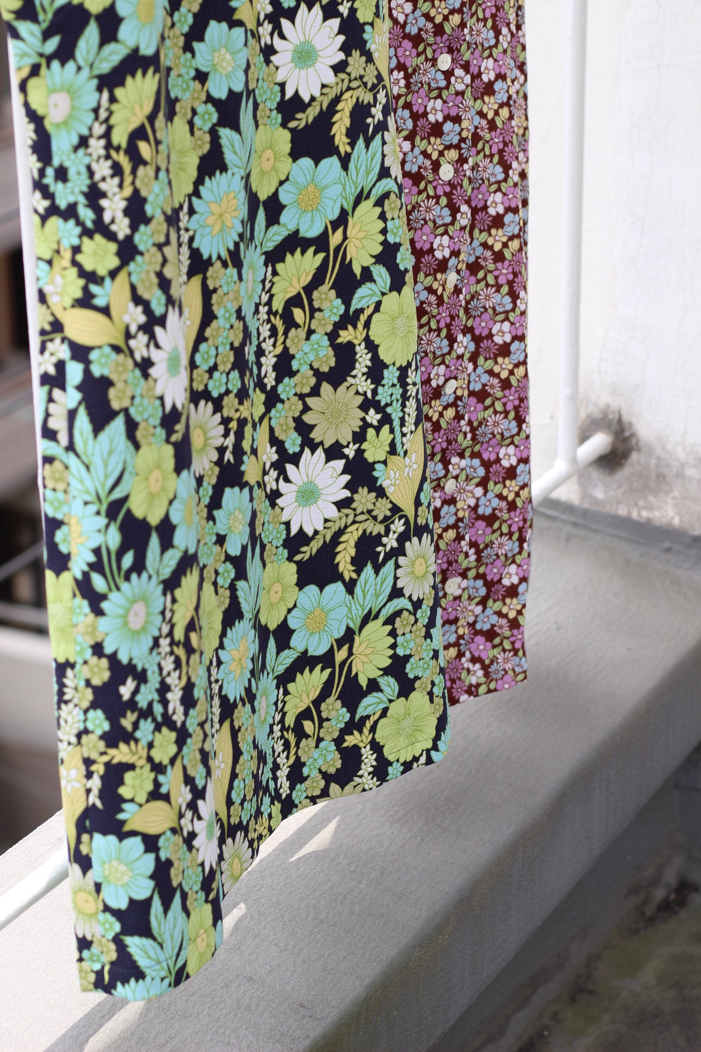 Vintage Flower No Sleeve One-Piece x4点