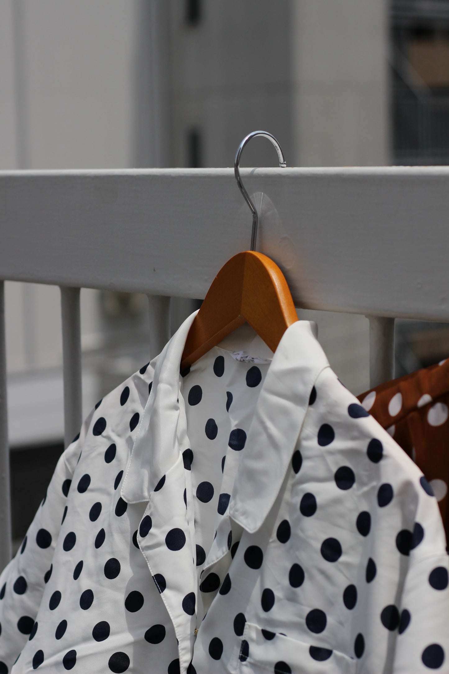 Vintage Dot Short Sleeve Blouse x6点