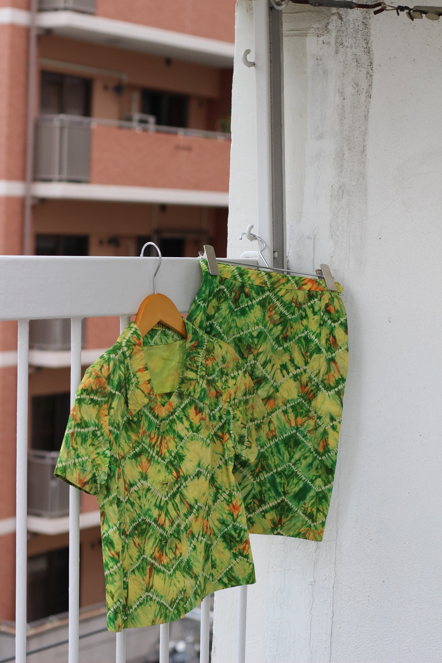 Vintage Flower Short Sleeve Setup x6点