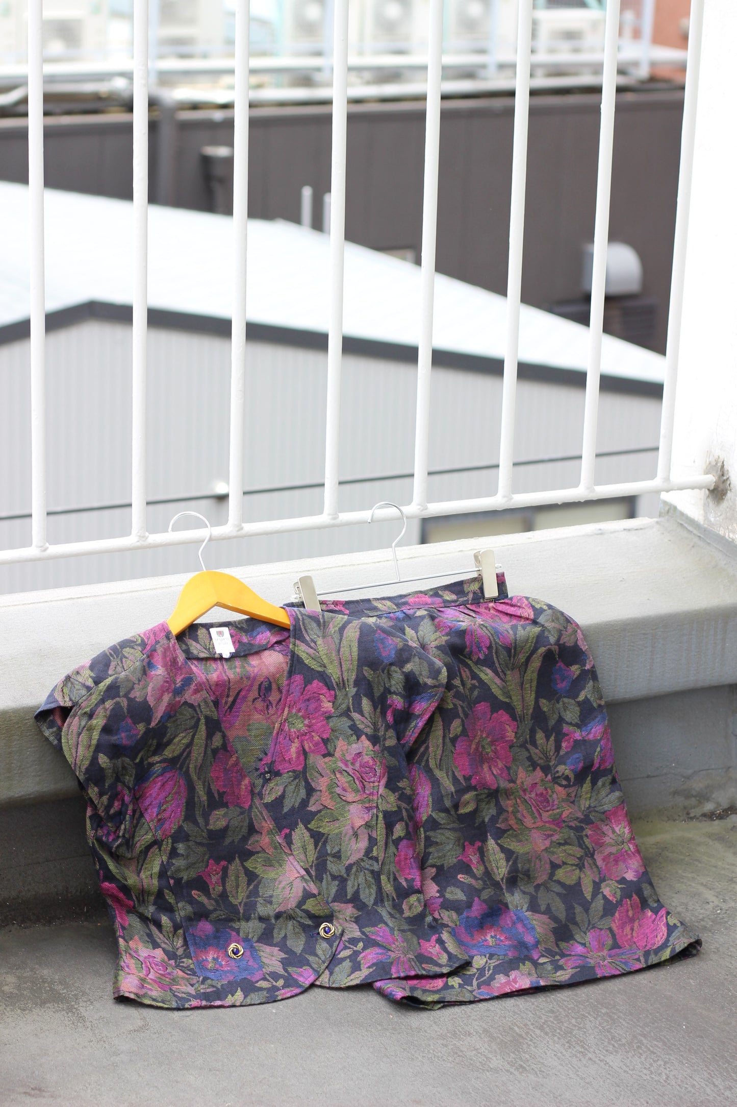 Vintage Flower Short Sleeve Setup x6点