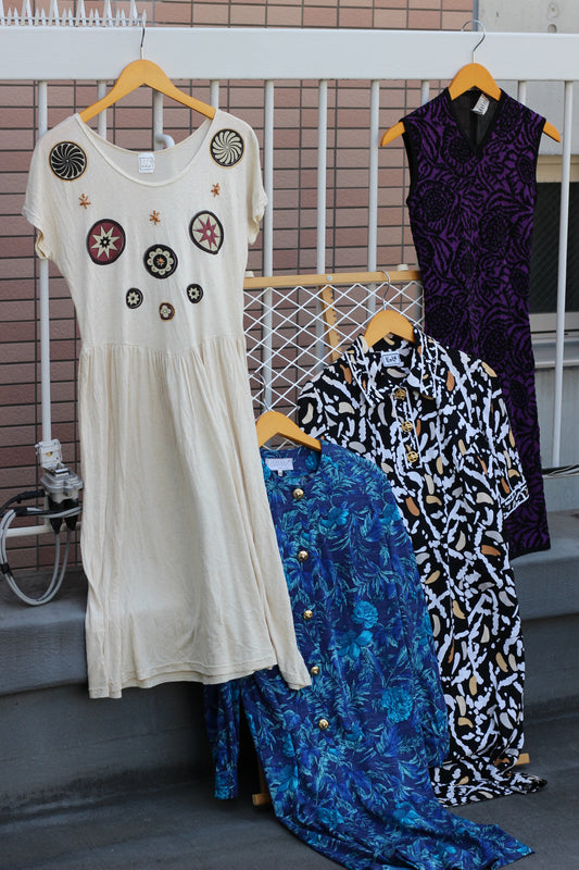 Vintage Made In Italy Design Dress x4点