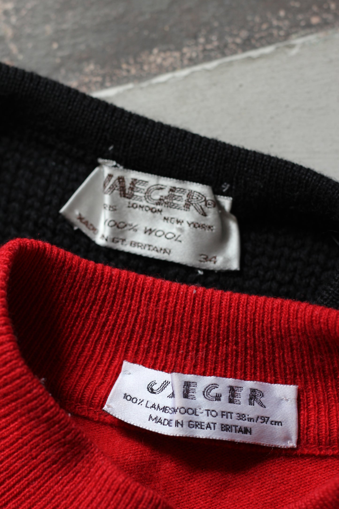 Made In UK JAGER Women's Knit Sweater x2点