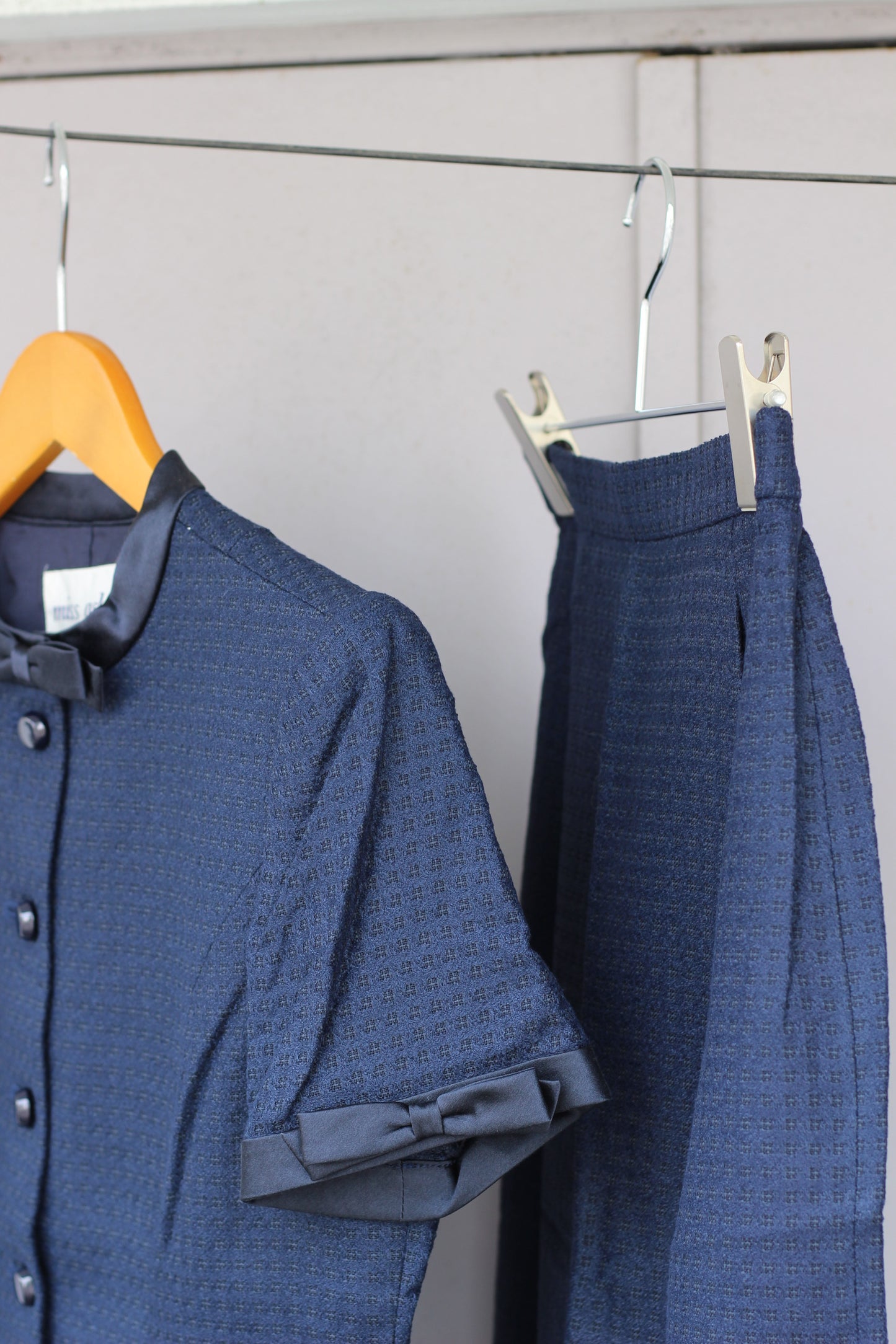 Vintage Retro Pattern Short Sleeve Setup x2点