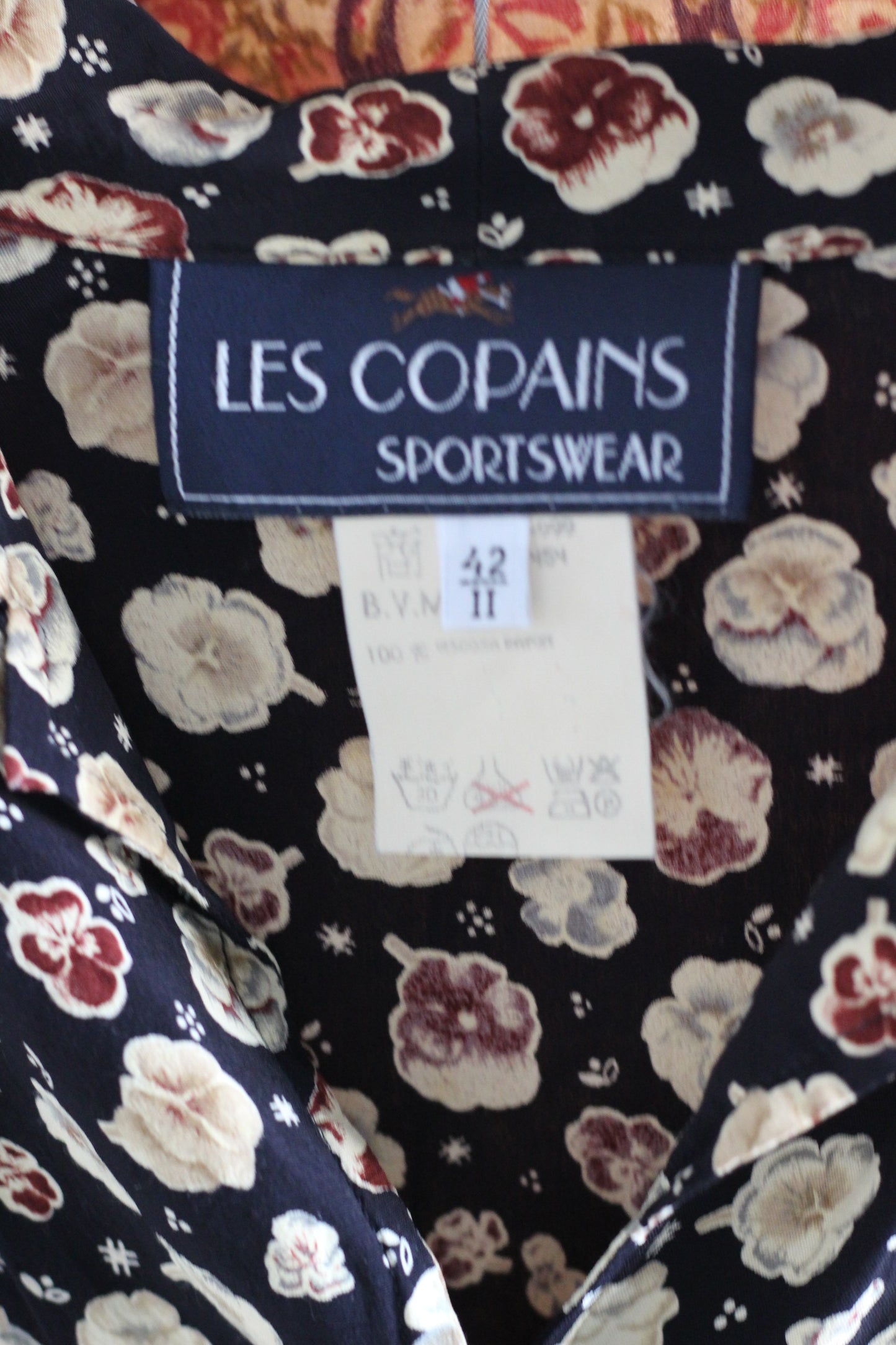 Vintage Women's Made In Italy Floral Design Top x6点