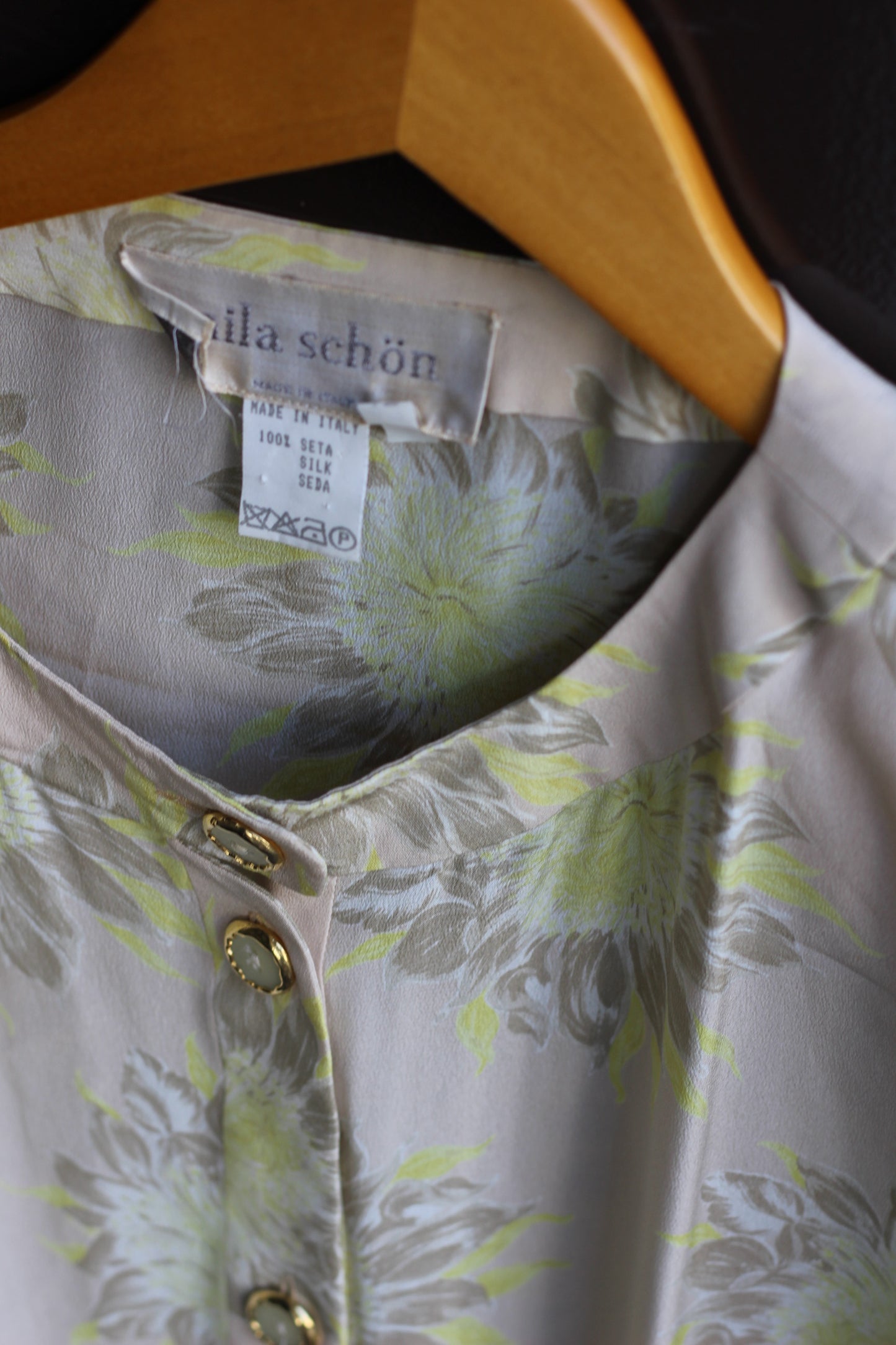Vintage Women's Made In Italy Floral Design Top x6点
