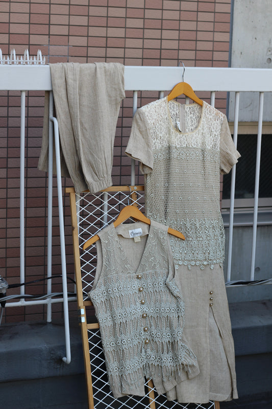 Vintage Women's Made In Usa 3-Piece Set x3点