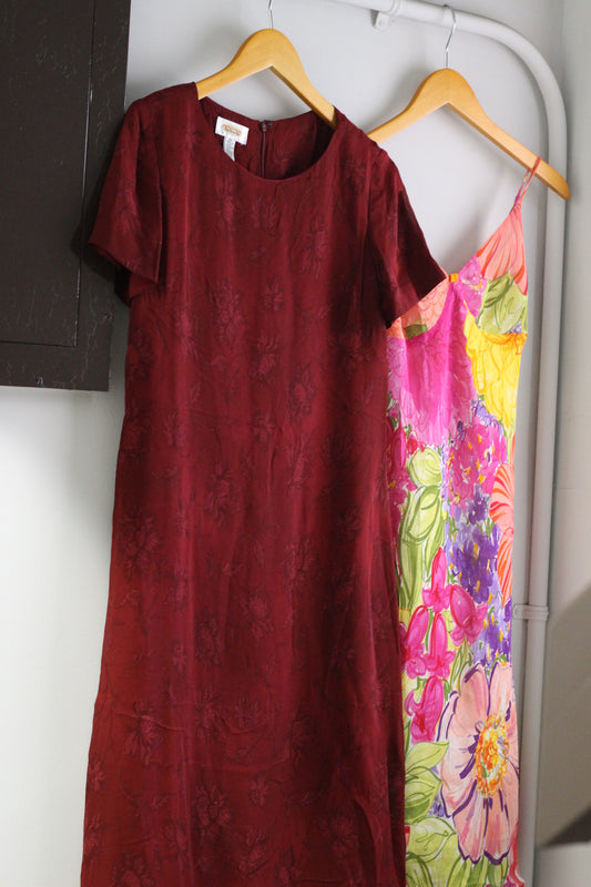 Vintage Women's Made In Usa Floral Design Items x3点