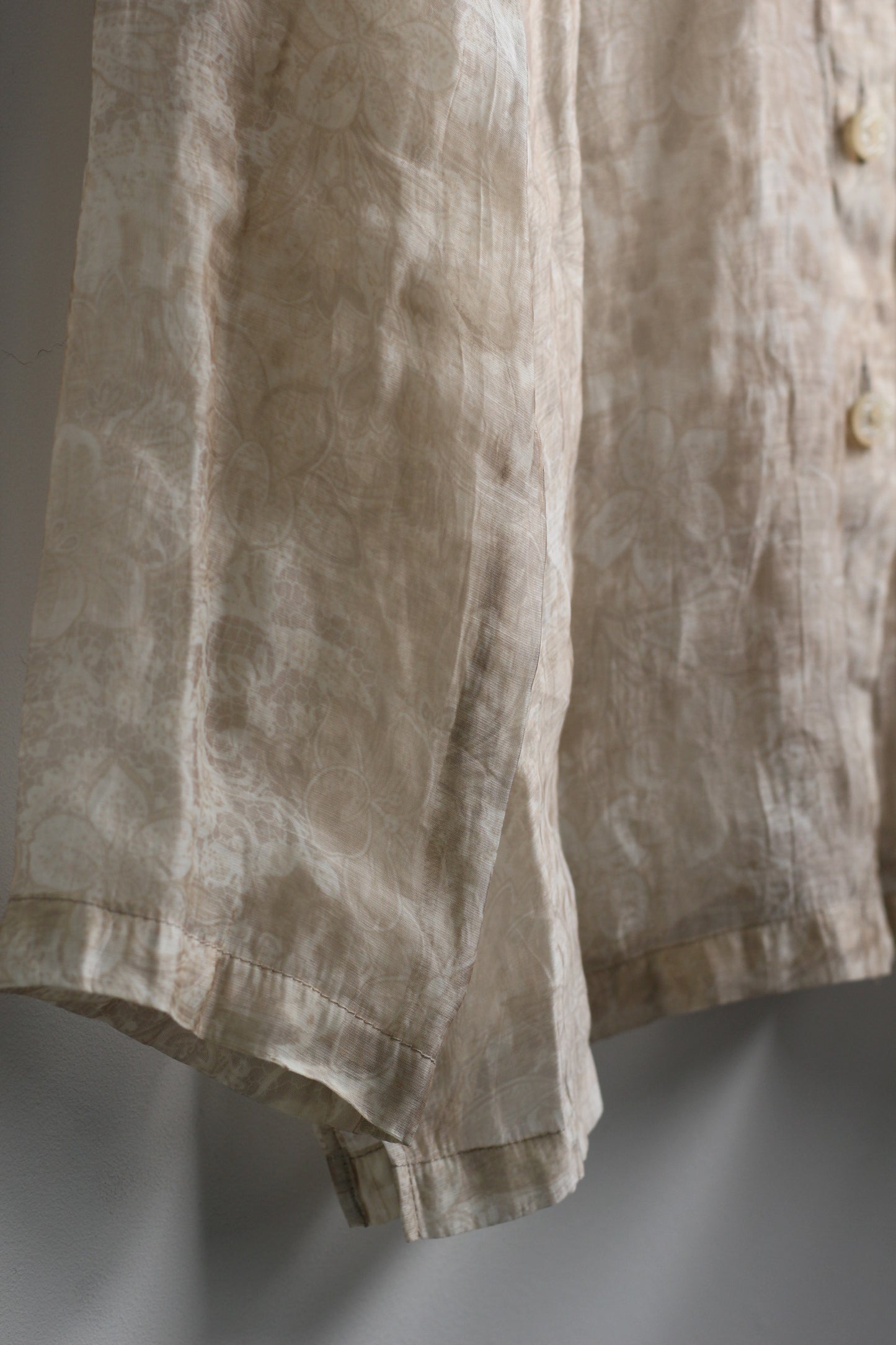 Vintage Sheer Design Long Sleeve Blouse x3点