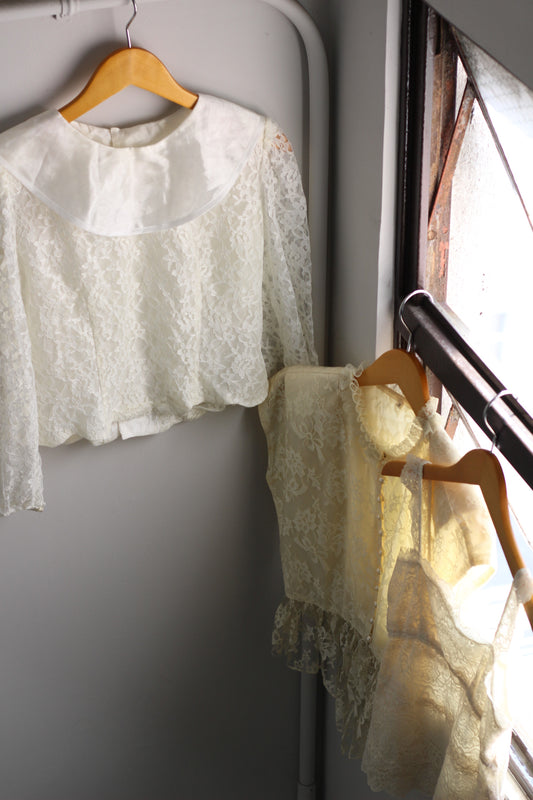 Vintage Lace Tops x5点