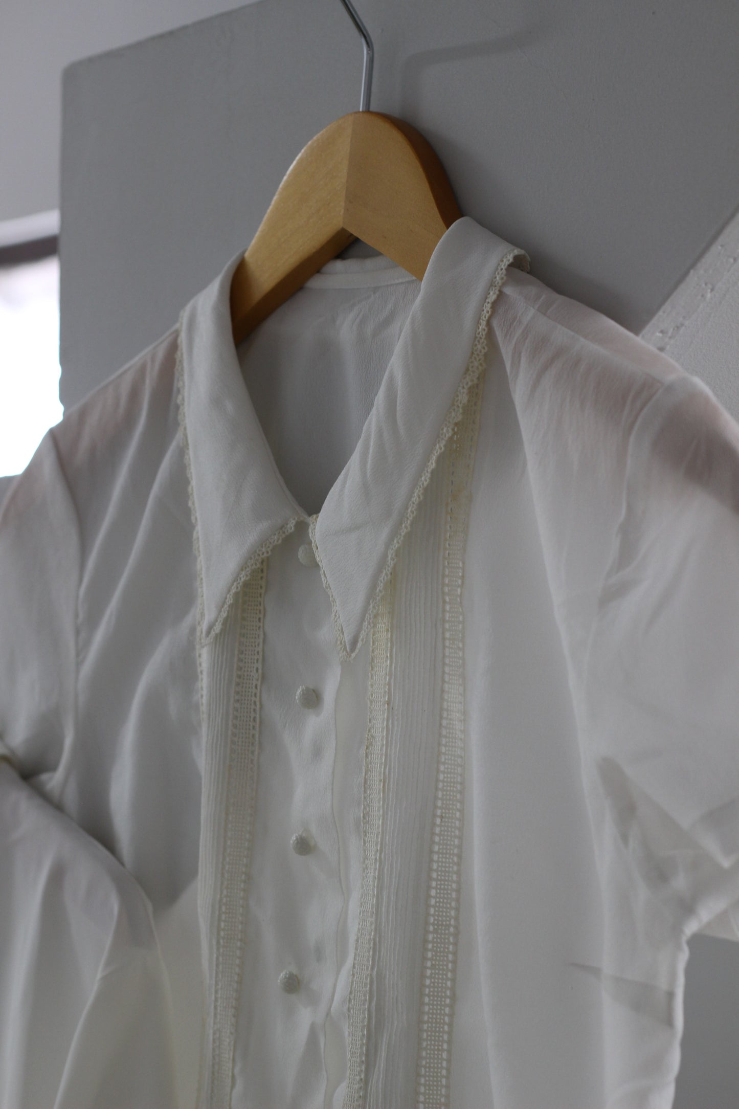 Vintage White Short Sleeve Blouse x6点