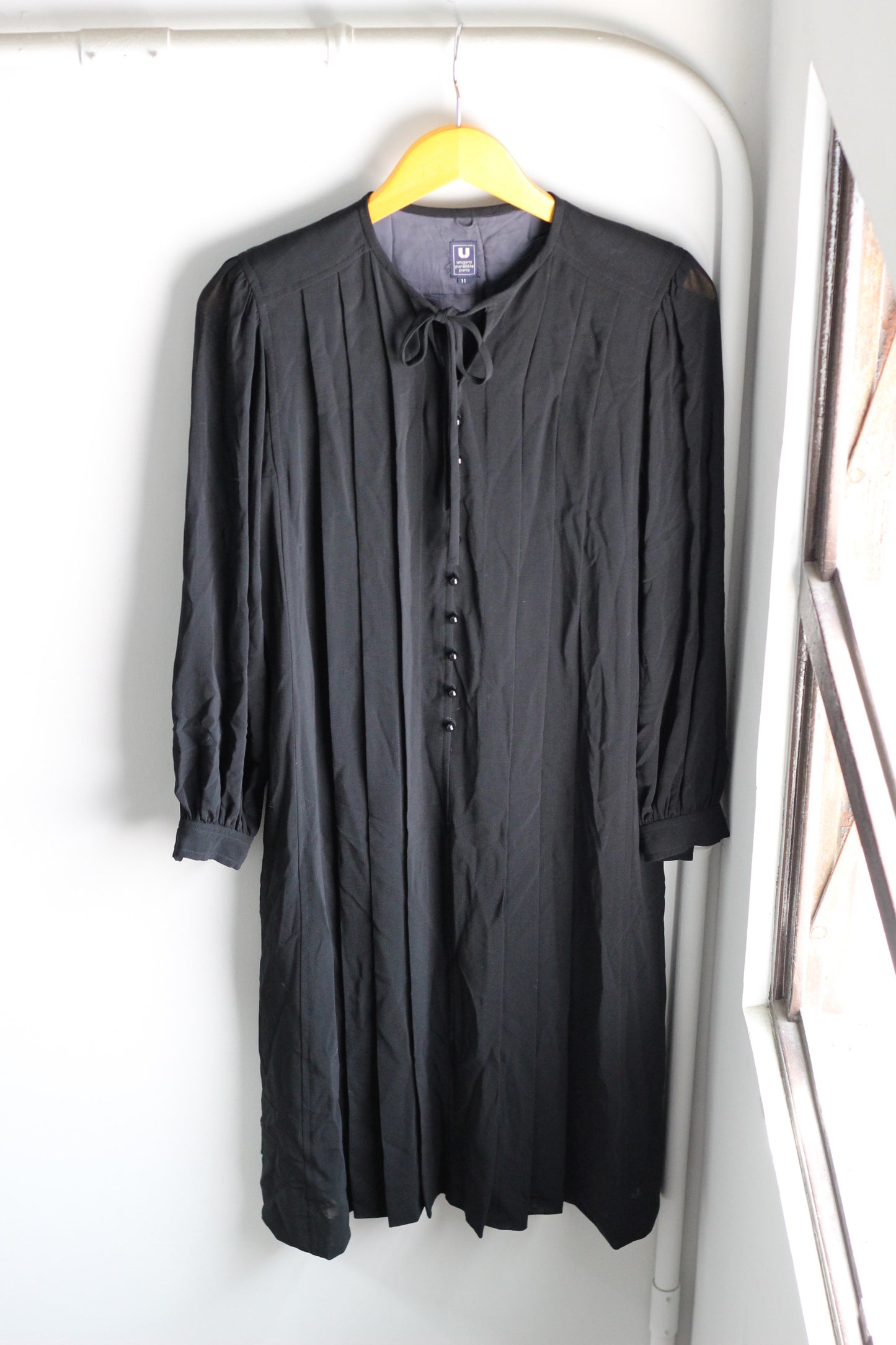 Vintage Black Long Sleeve One-Piece x5点