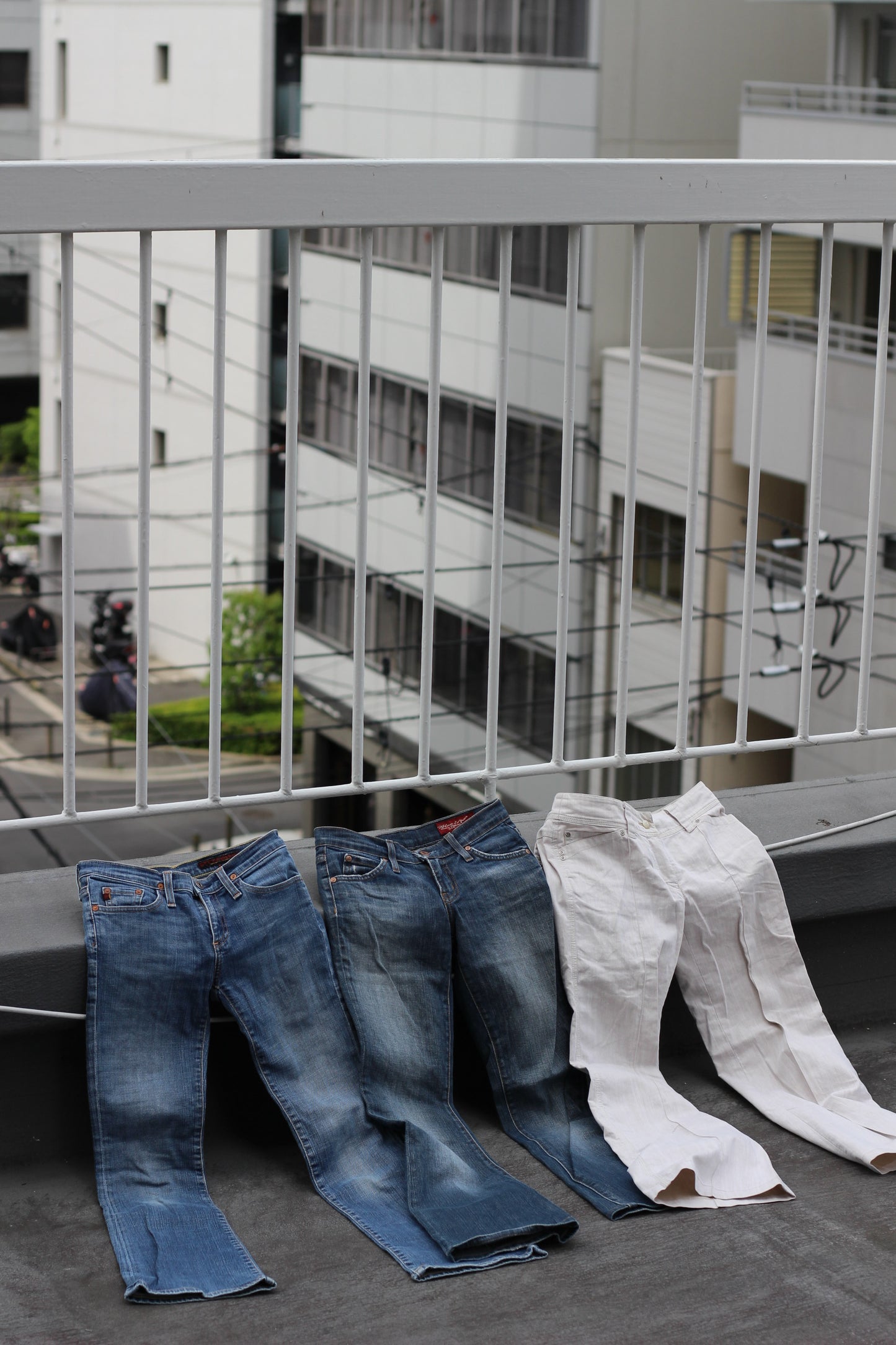 Y2K Women's Flare Denim Pants x3点