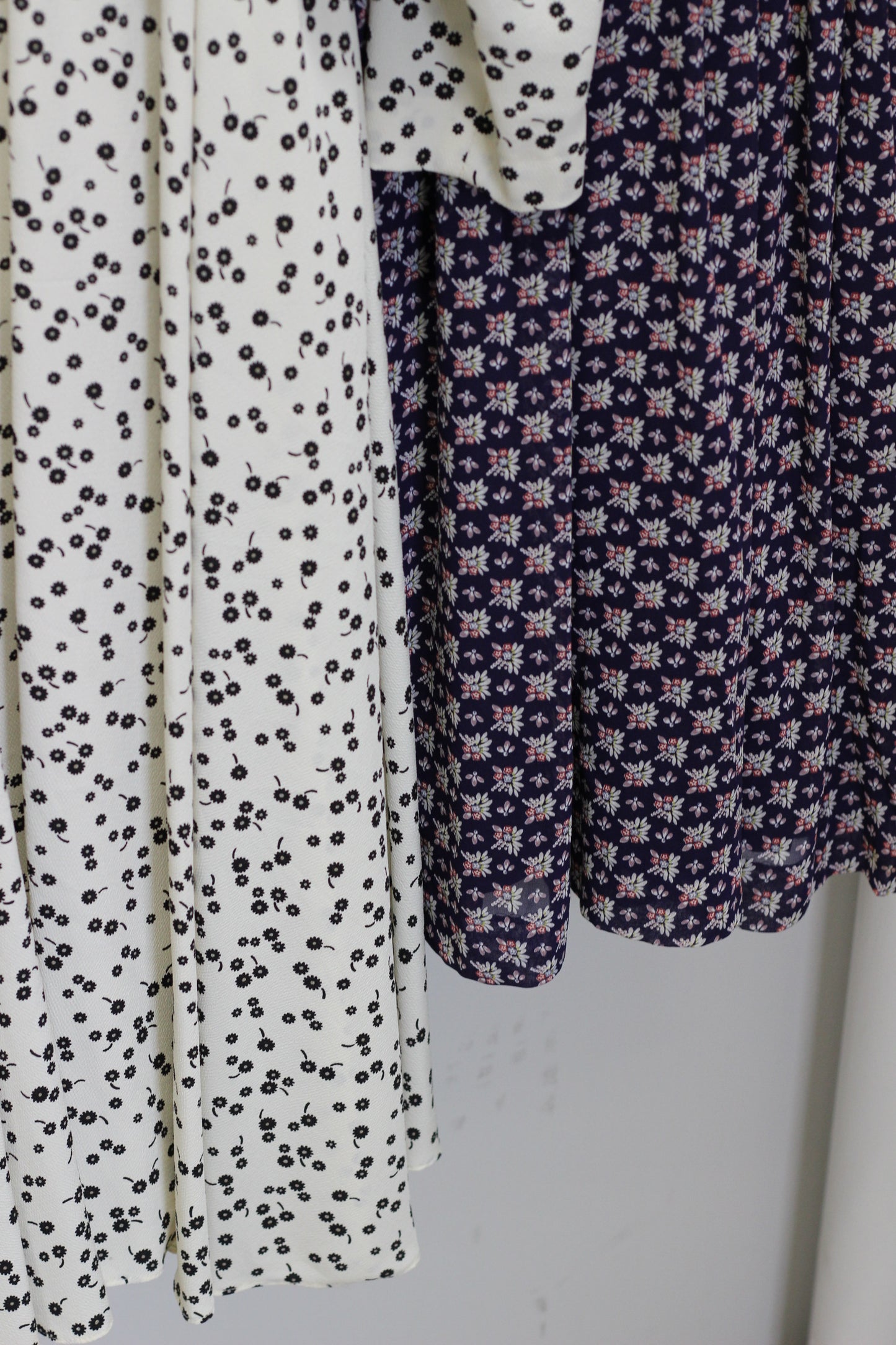 Vintage Small Flower Long Sleeve One-Piece x5点