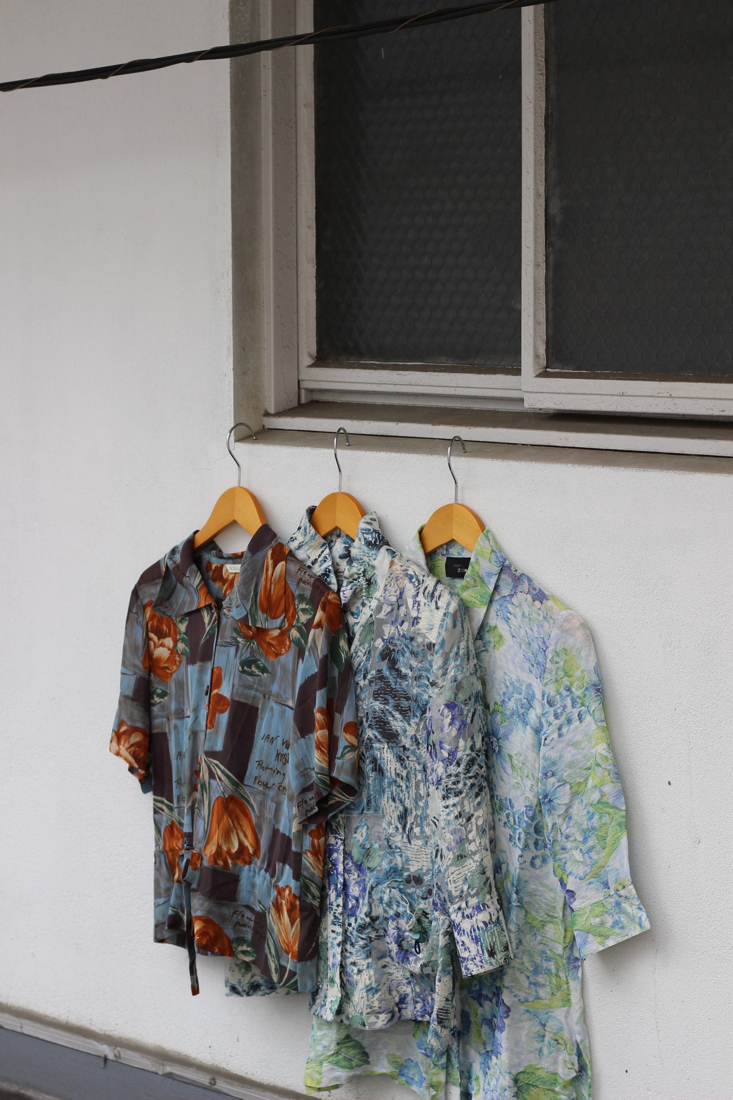 Vintage Floral Short Sleeve Blouse x10点
