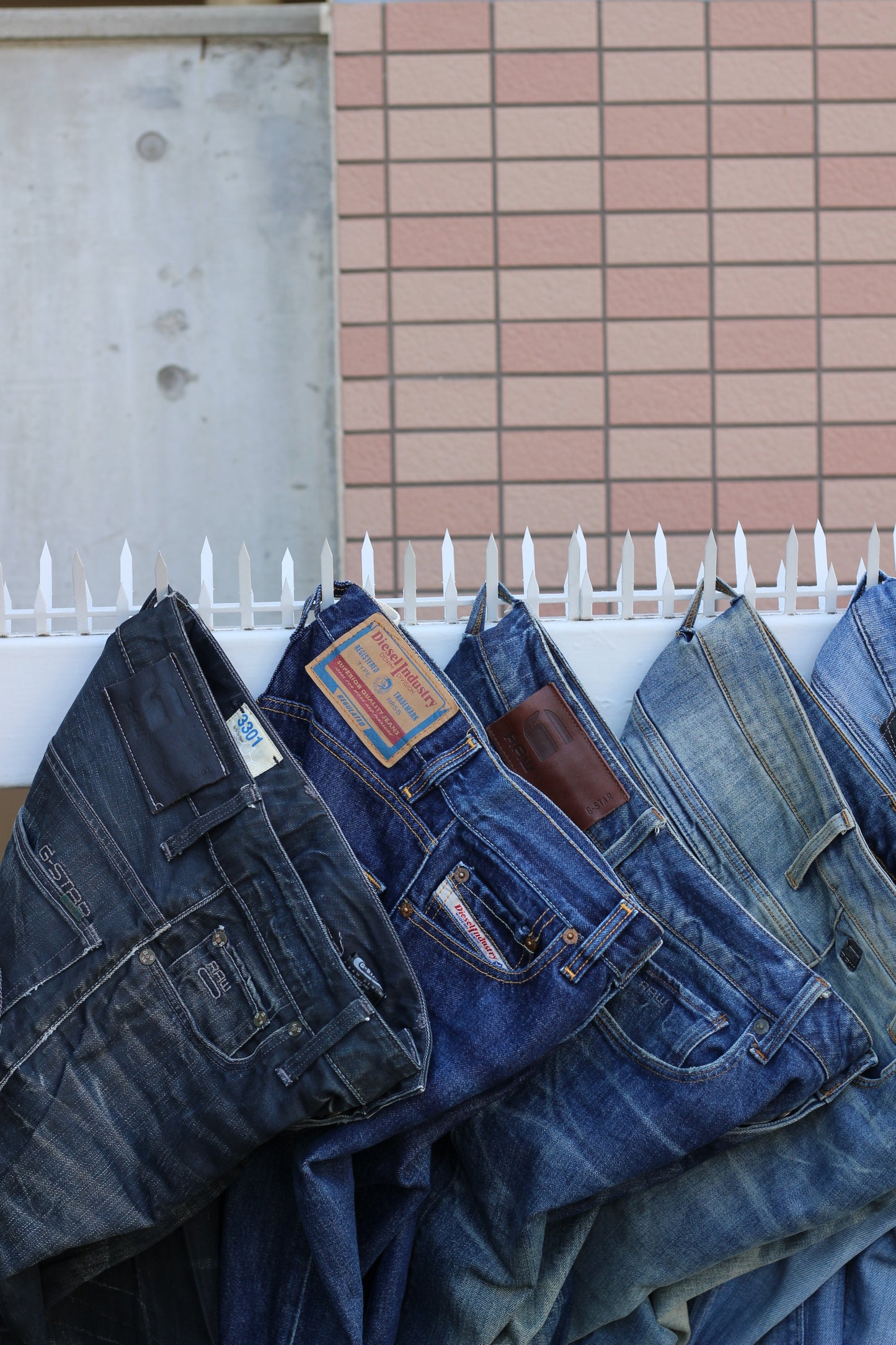Italian Brand Diesel & G-Star Denim Pants x7点