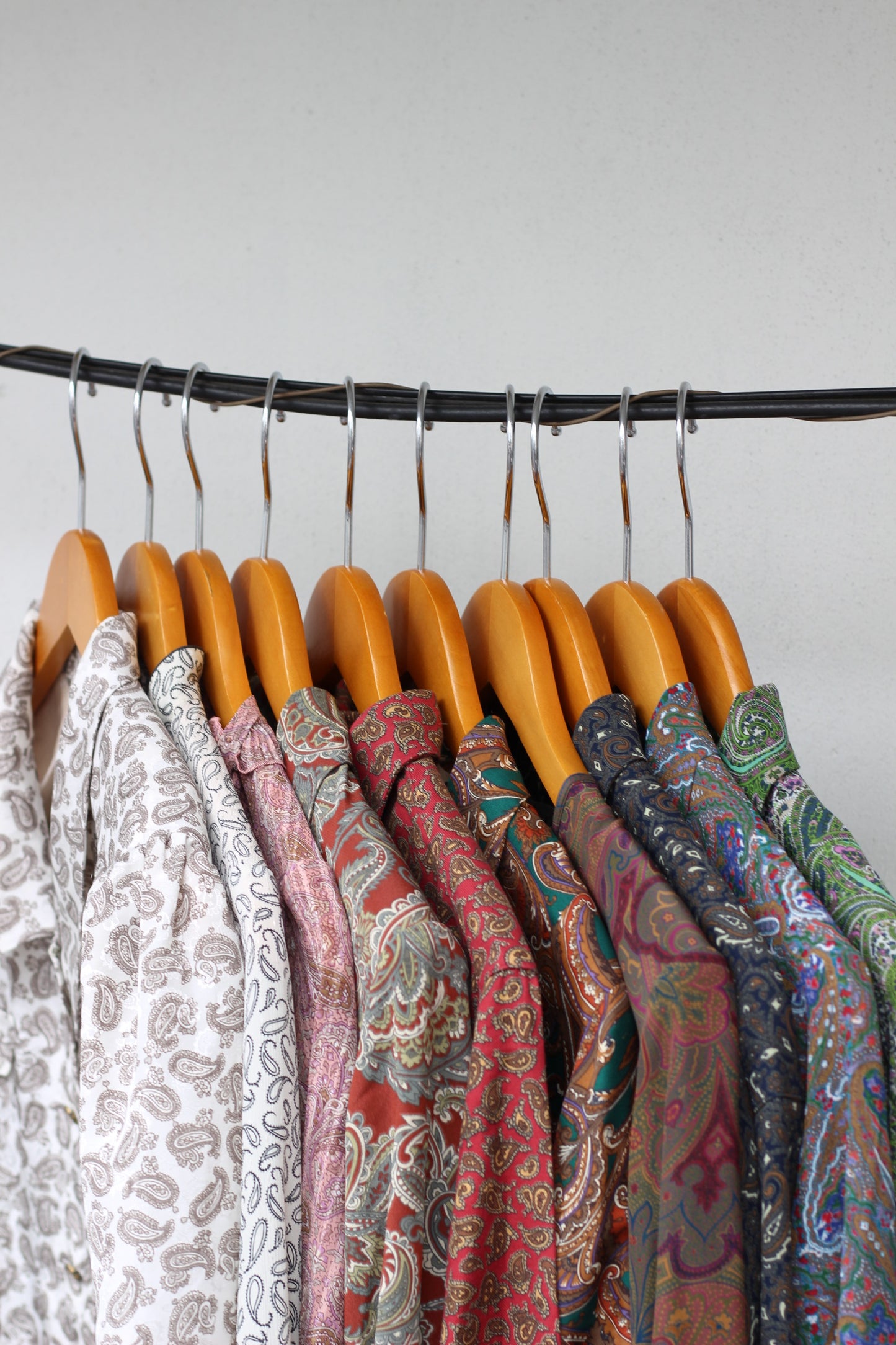 Vintage Design Paisley Long Sleeve Blouse x10点