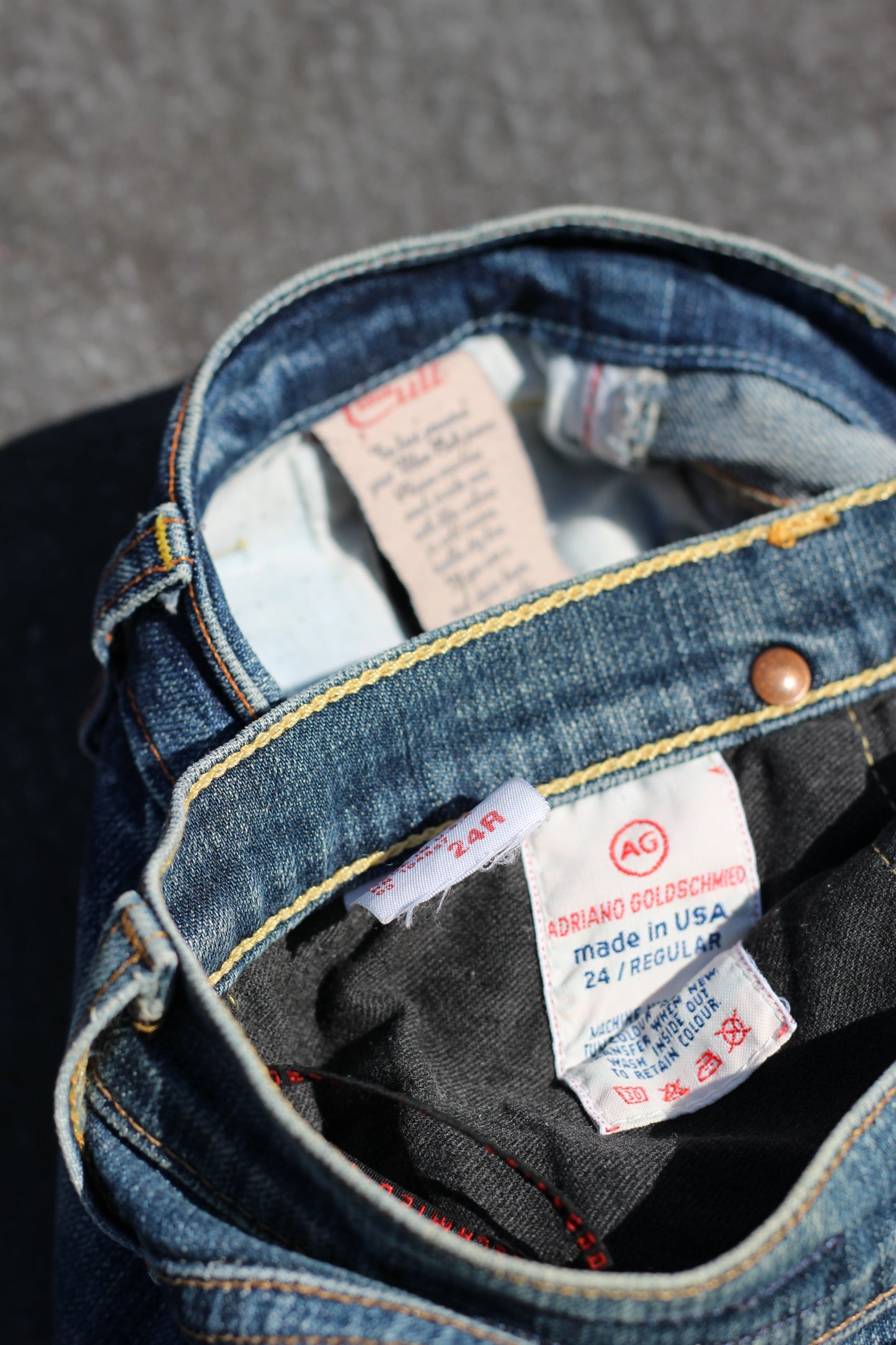 Made In USA Y2K Style Women's flare Denim Pants x2点