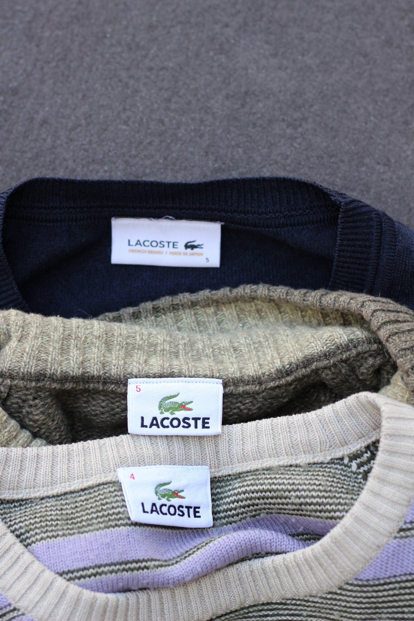 Lacoste Knitwear x4点