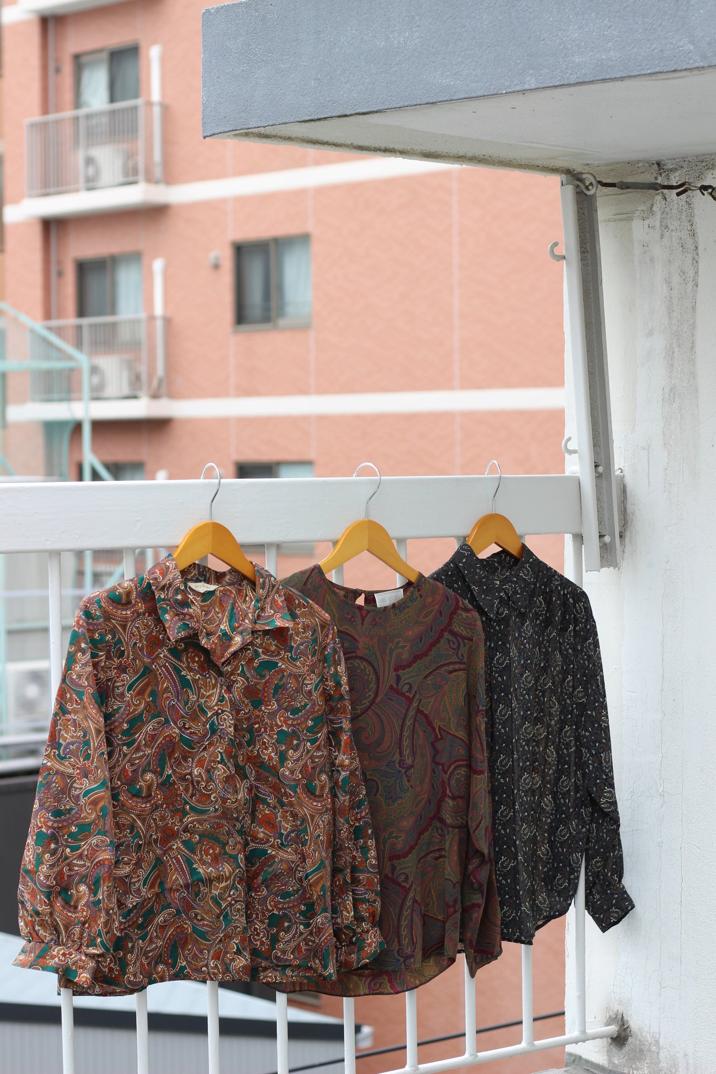 Vintage Design Paisley Long Sleeve Blouse x10点