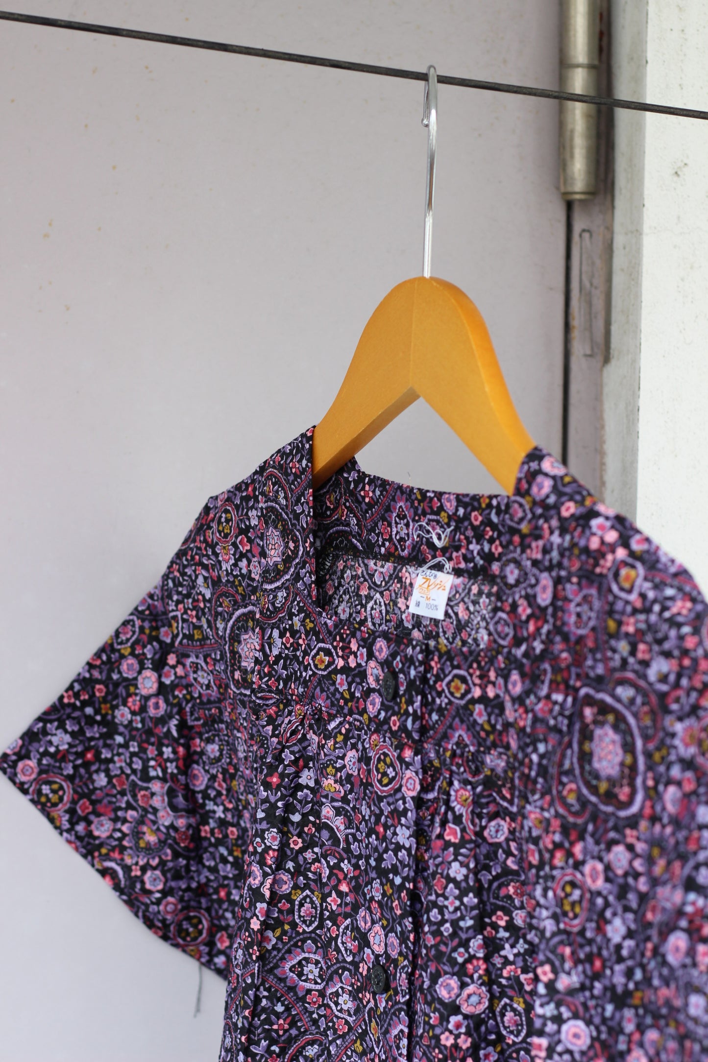 Vintage Design Pattern Short Sleeve One-Piece x10点