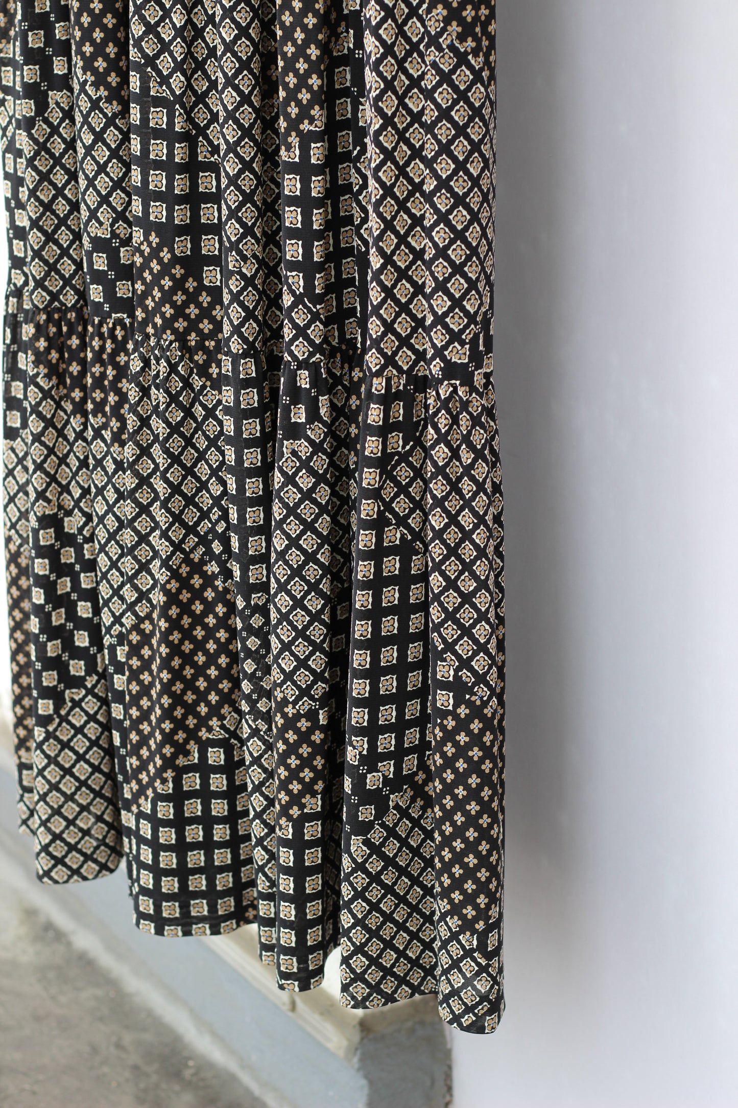 Vintage Design Pattern Short Sleeve One-Piece x10点