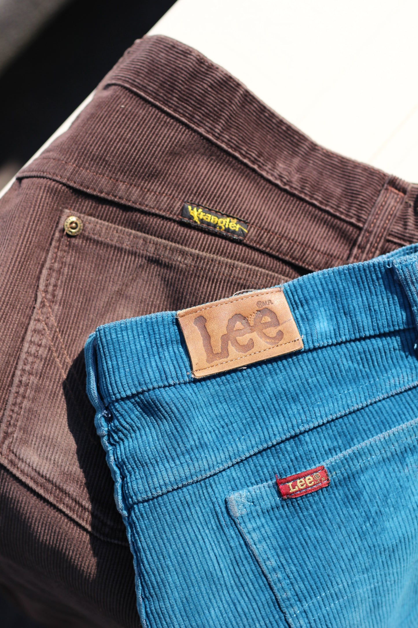 Men's Vintage Lee & Wrangler Corduroy Pants x2点