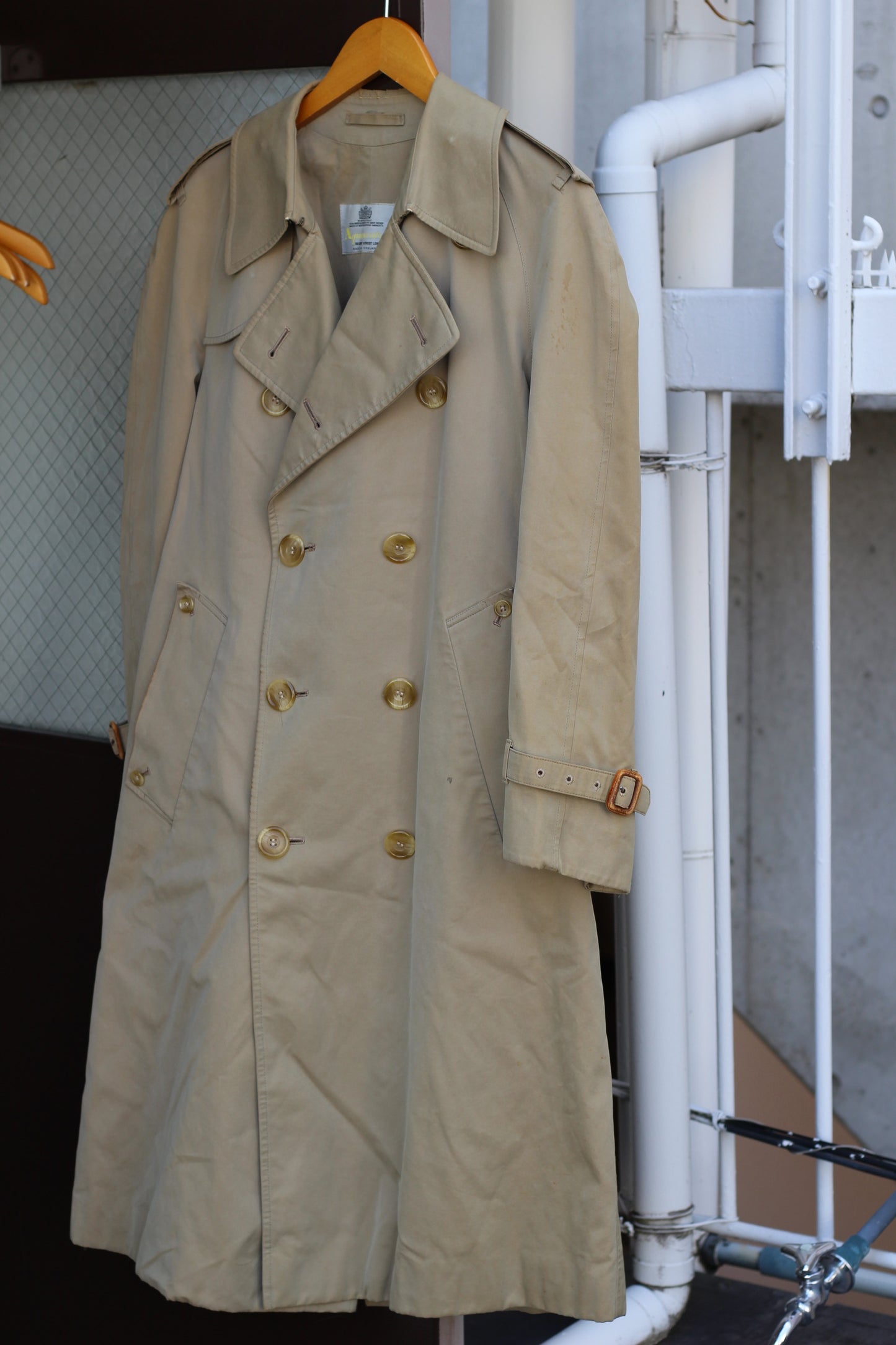 Men's Old Aquascutum Coat x3点