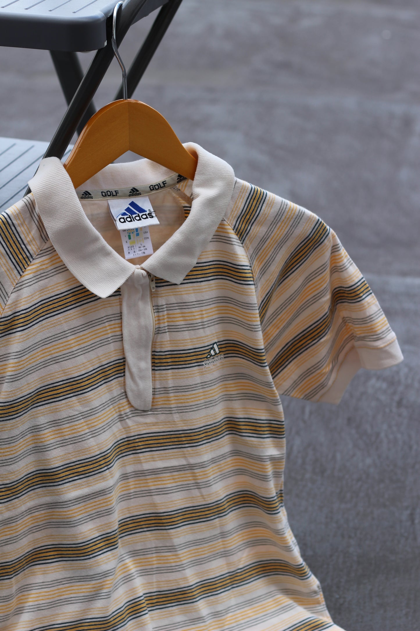 00's Adidas Stripe Short Sleeve Polo Shirt set x2点