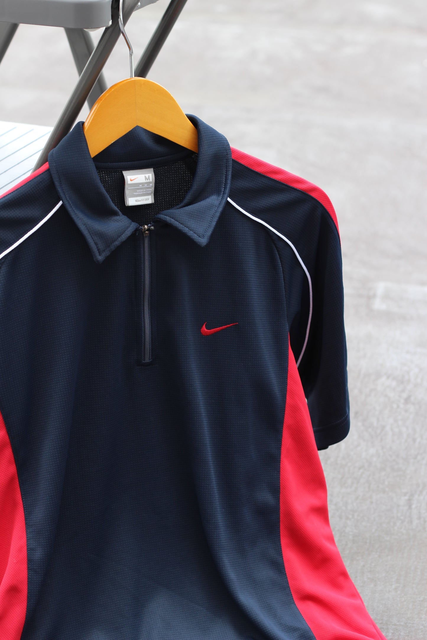 00's Nike Half-Zip Short Sleeve Polo Shirt set x2点