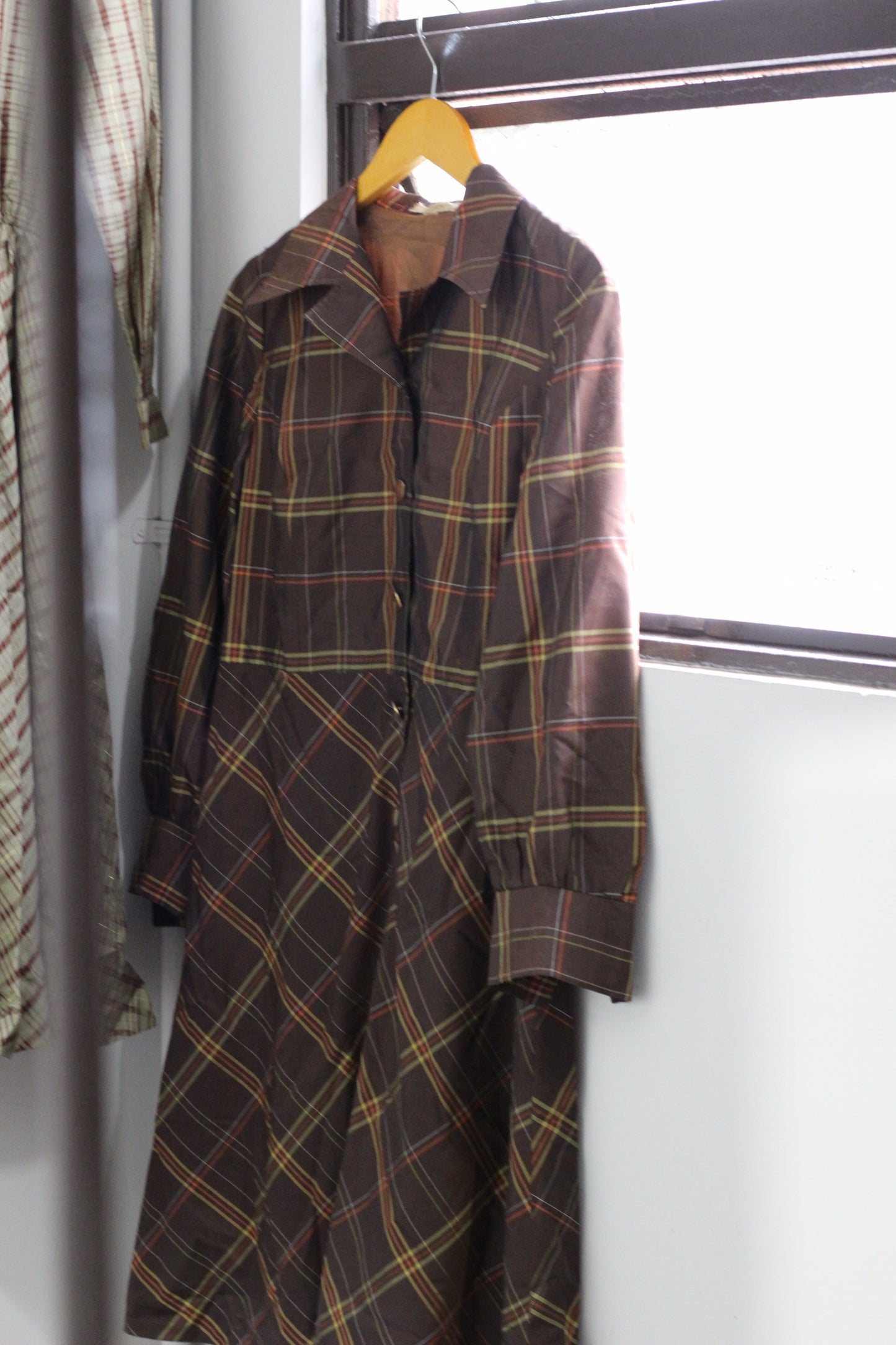 Vintage Check Long Sleeve One-Piece x2点