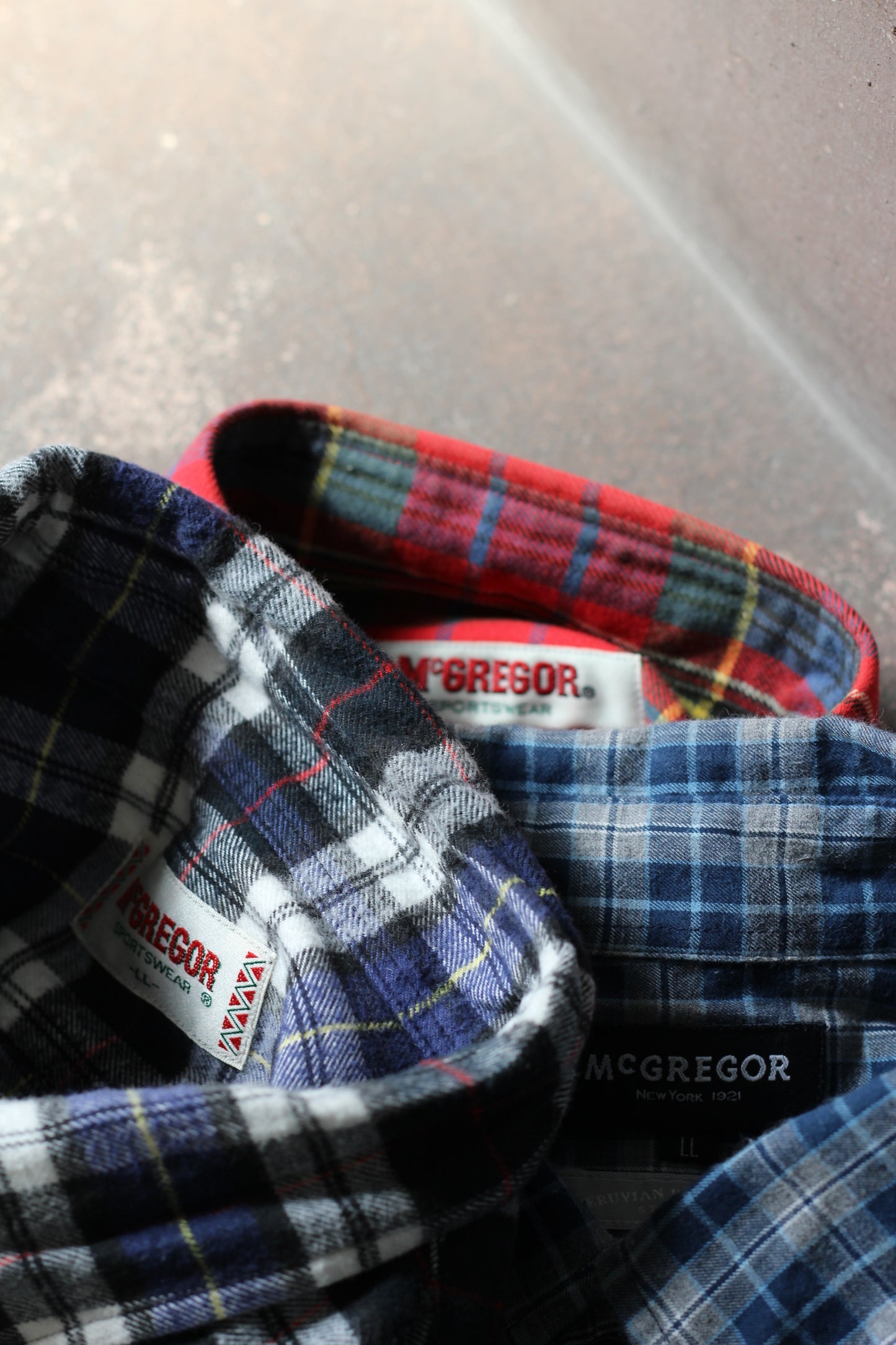 McGREGOR Check Long Sleeve Shirt x3点