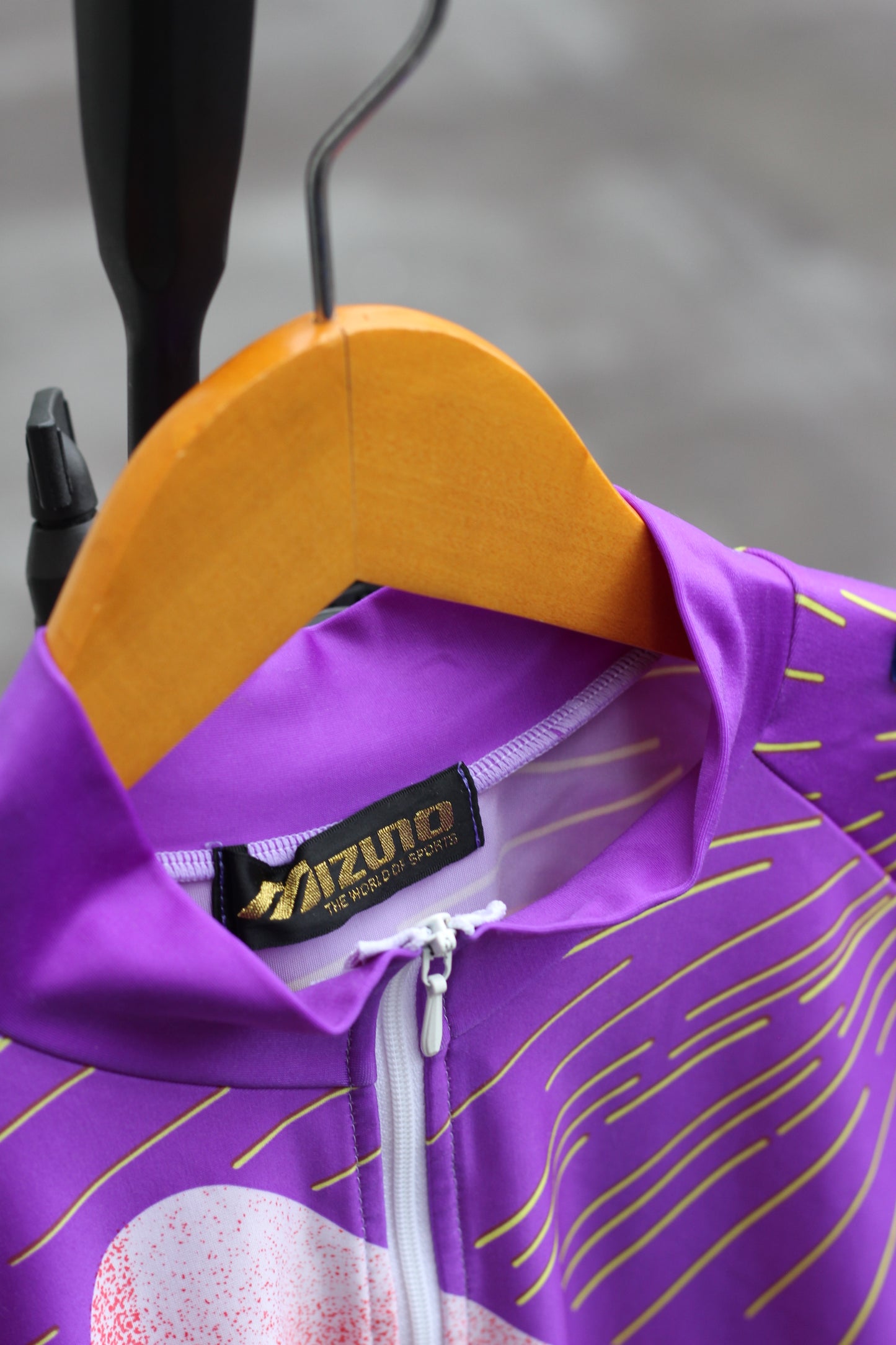 80-90's Mizuno Retro Graphic Half-Zip Top set x2点