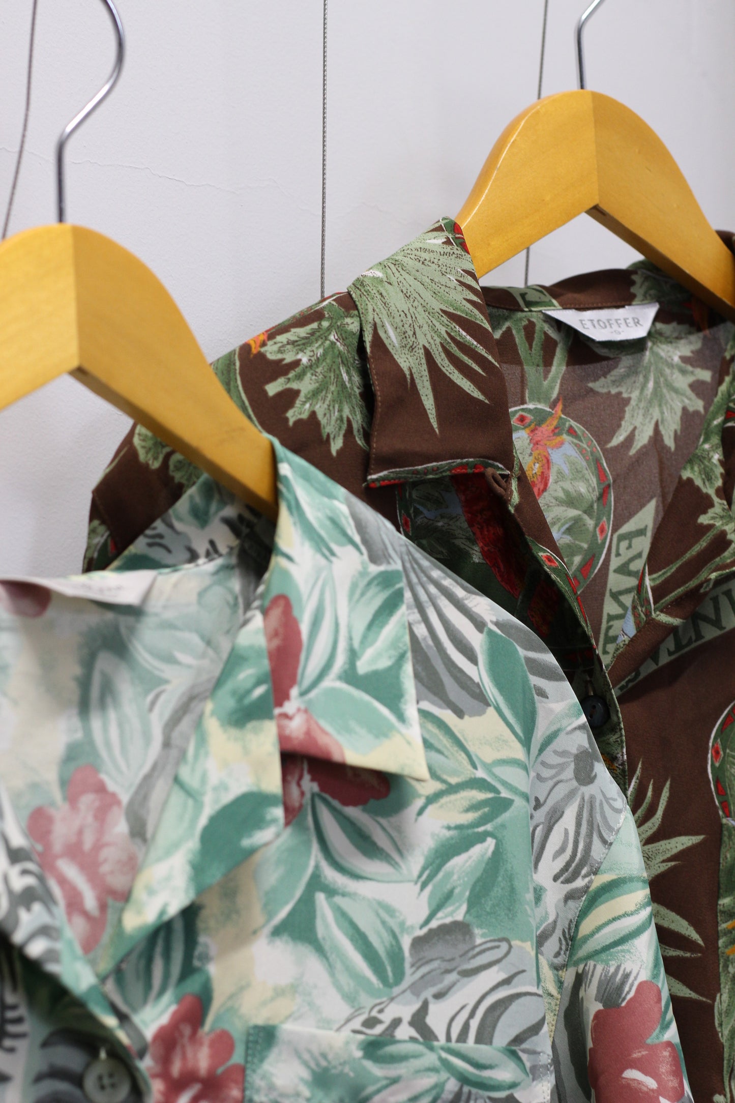 Vintage Green Design Short Sleeve Blouse x4点